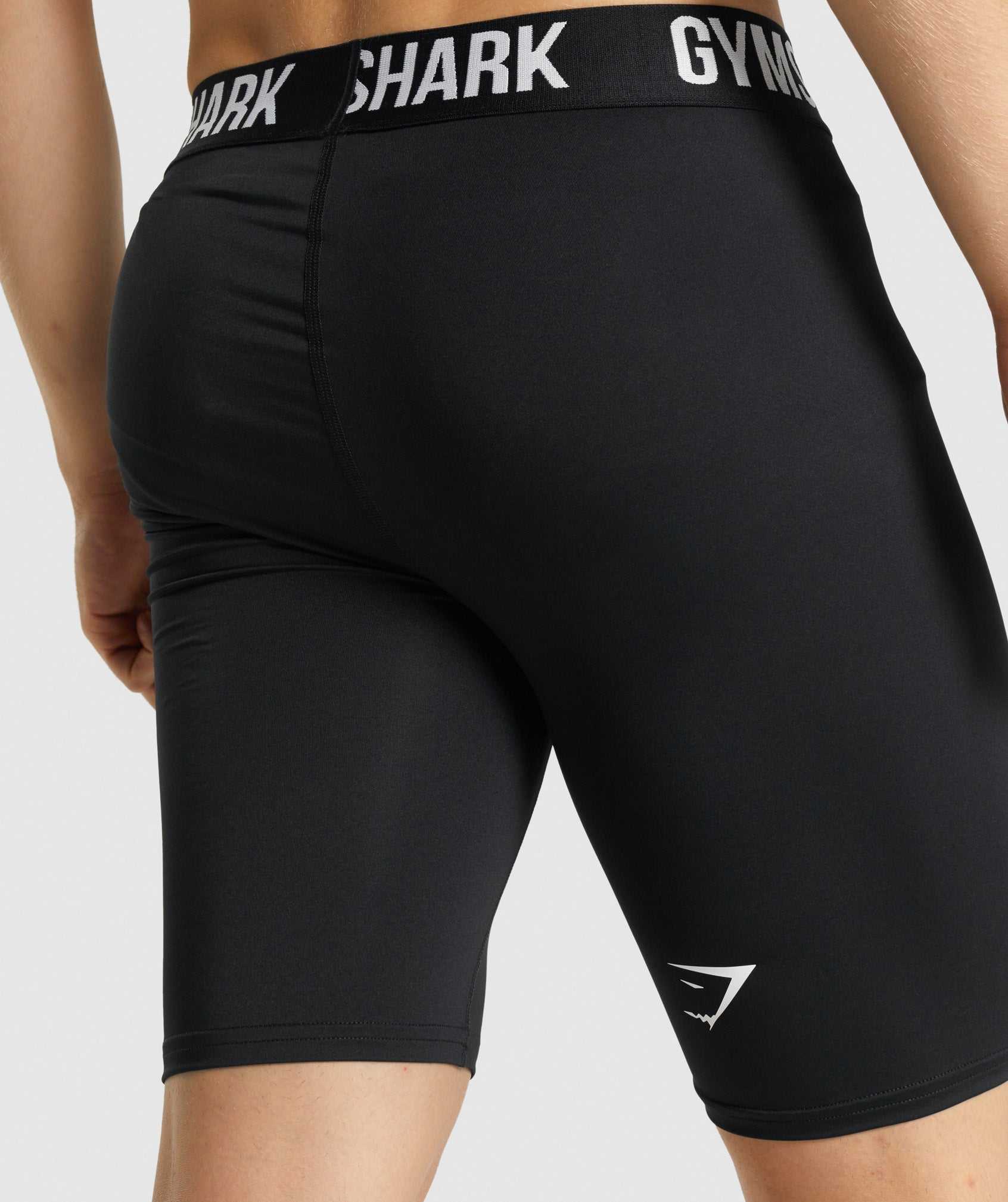 Black Gymshark Element Baselayer Men's Shorts | GURWJF915