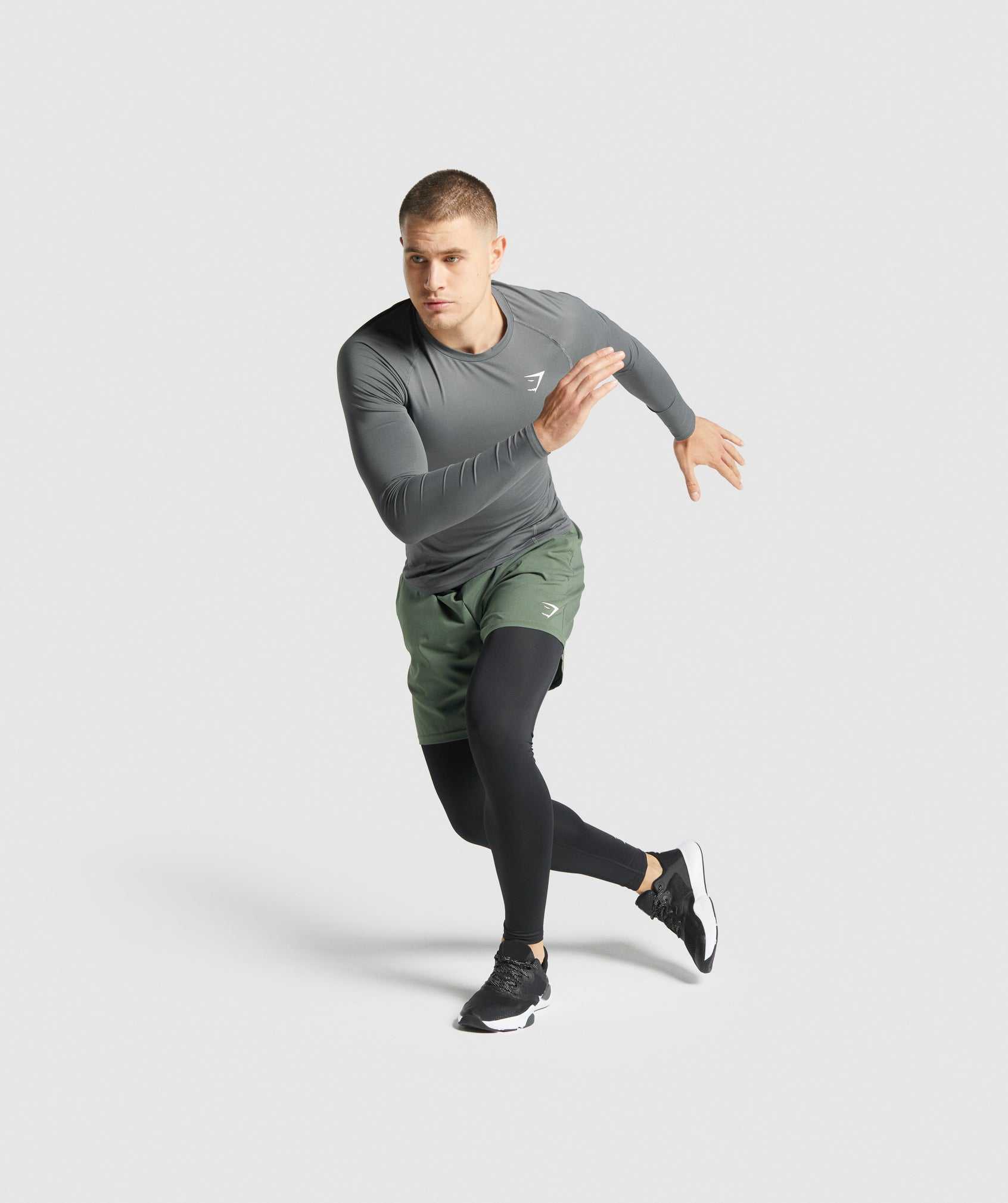 Black Gymshark Element Baselayer Men's Jogger | UJTRCG419