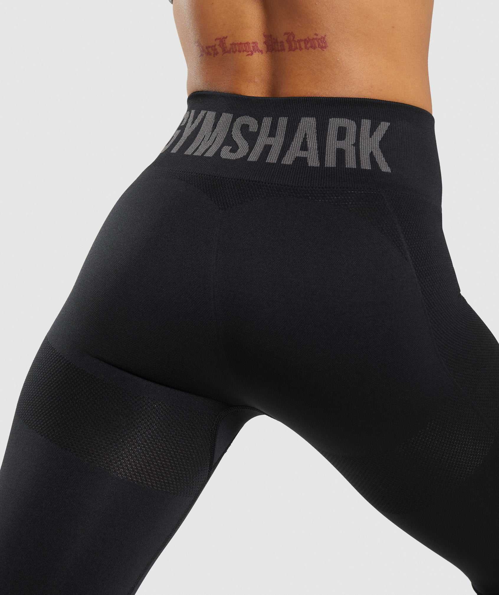 Black Gymshark Flex High Waisted Women's Leggings | CMAFON942