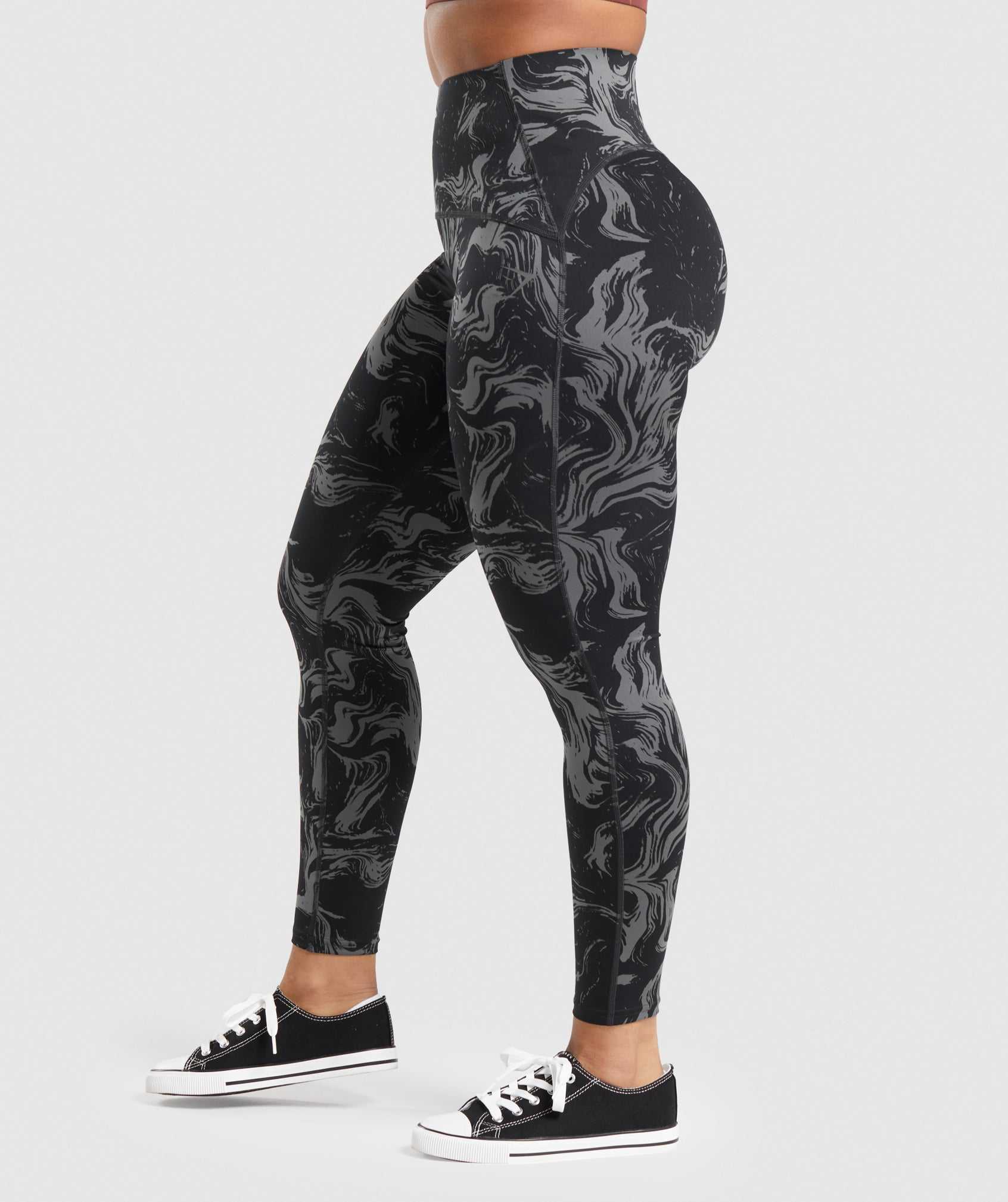 Black Gymshark GS Power High Rise Women's Leggings | IFEUOW293