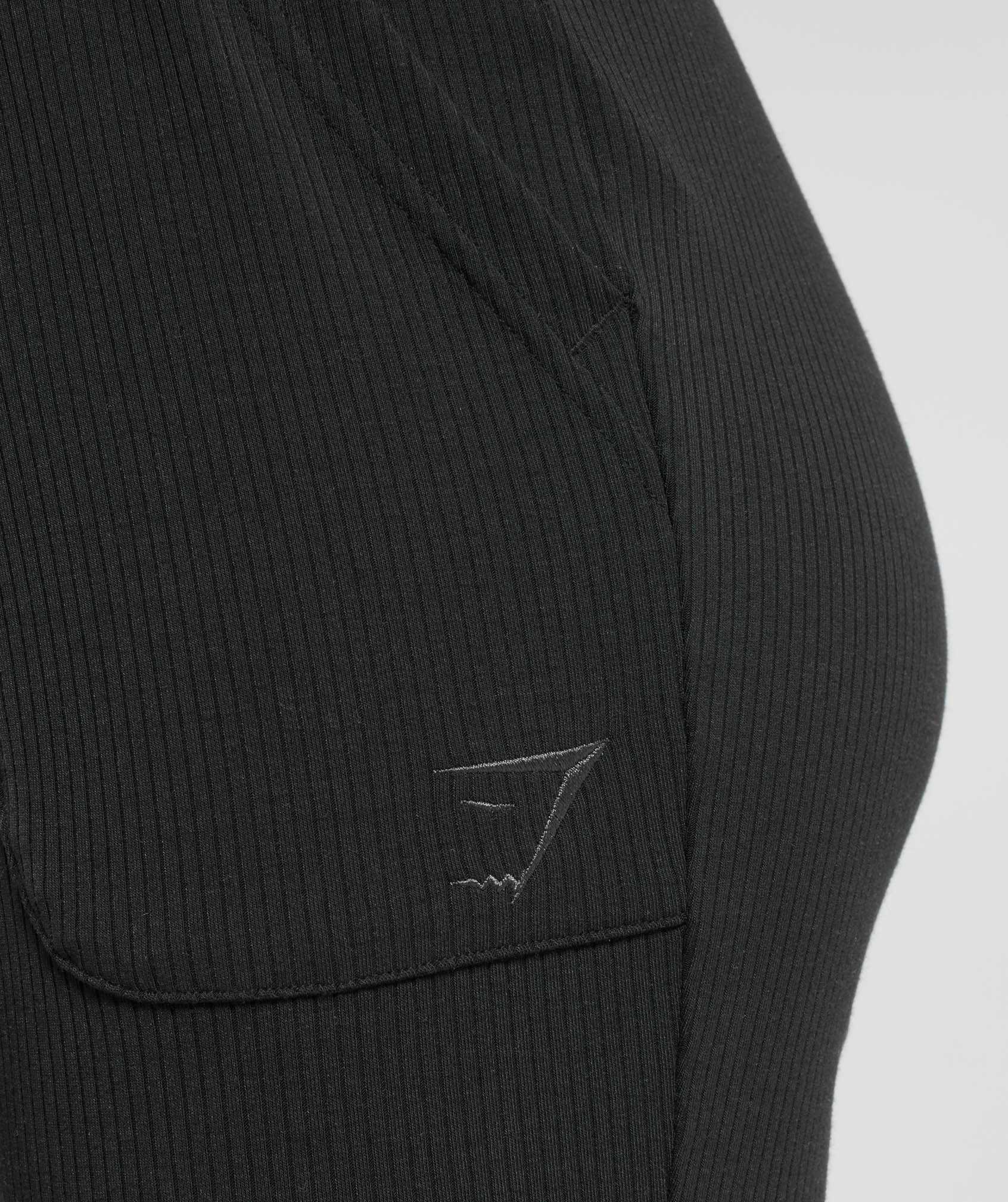 Black Gymshark Pause Flared Pants Women's Jogger | HMWQPC021