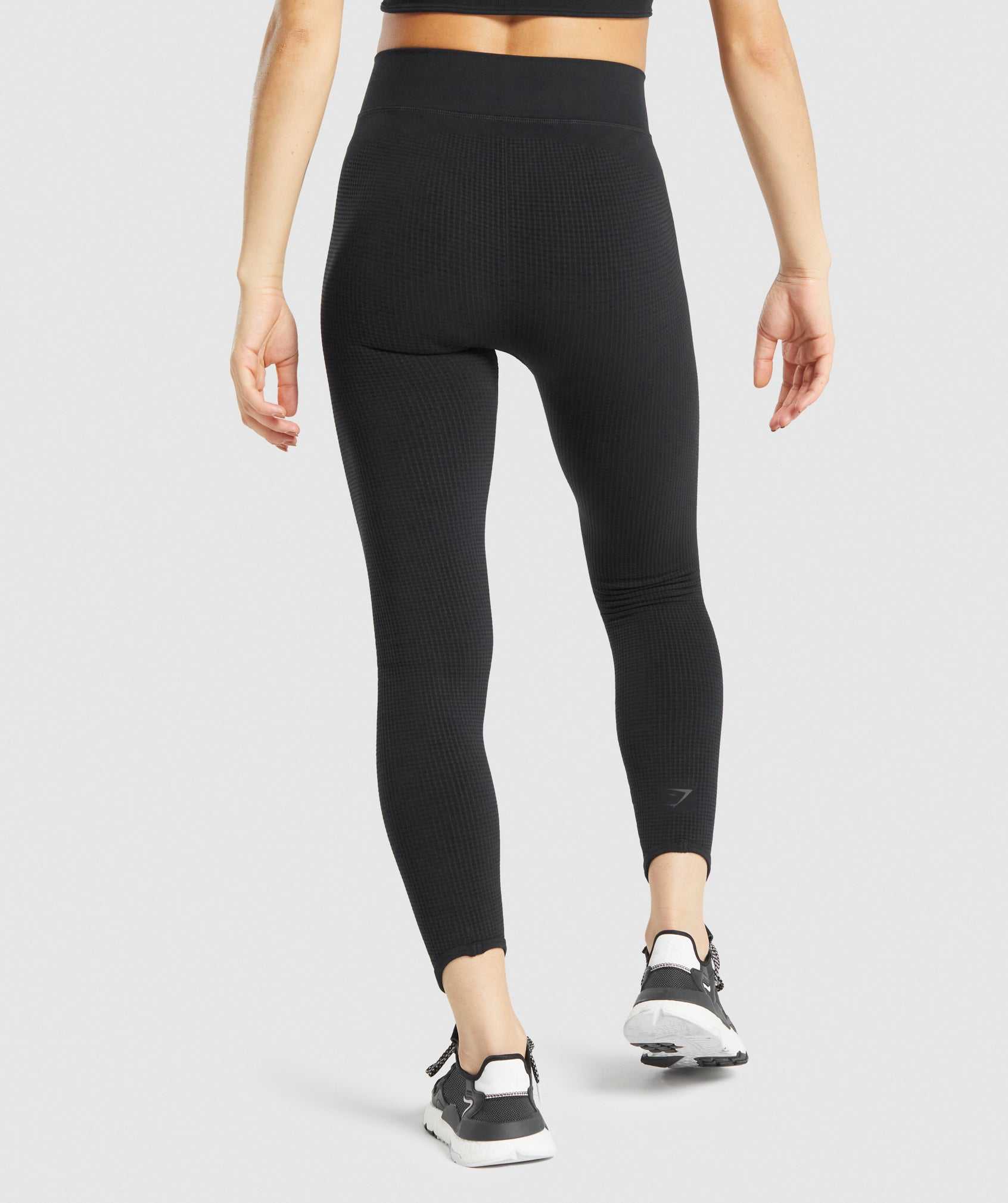 Black Gymshark Pause Seamless Women's Leggings | JUWRYB750