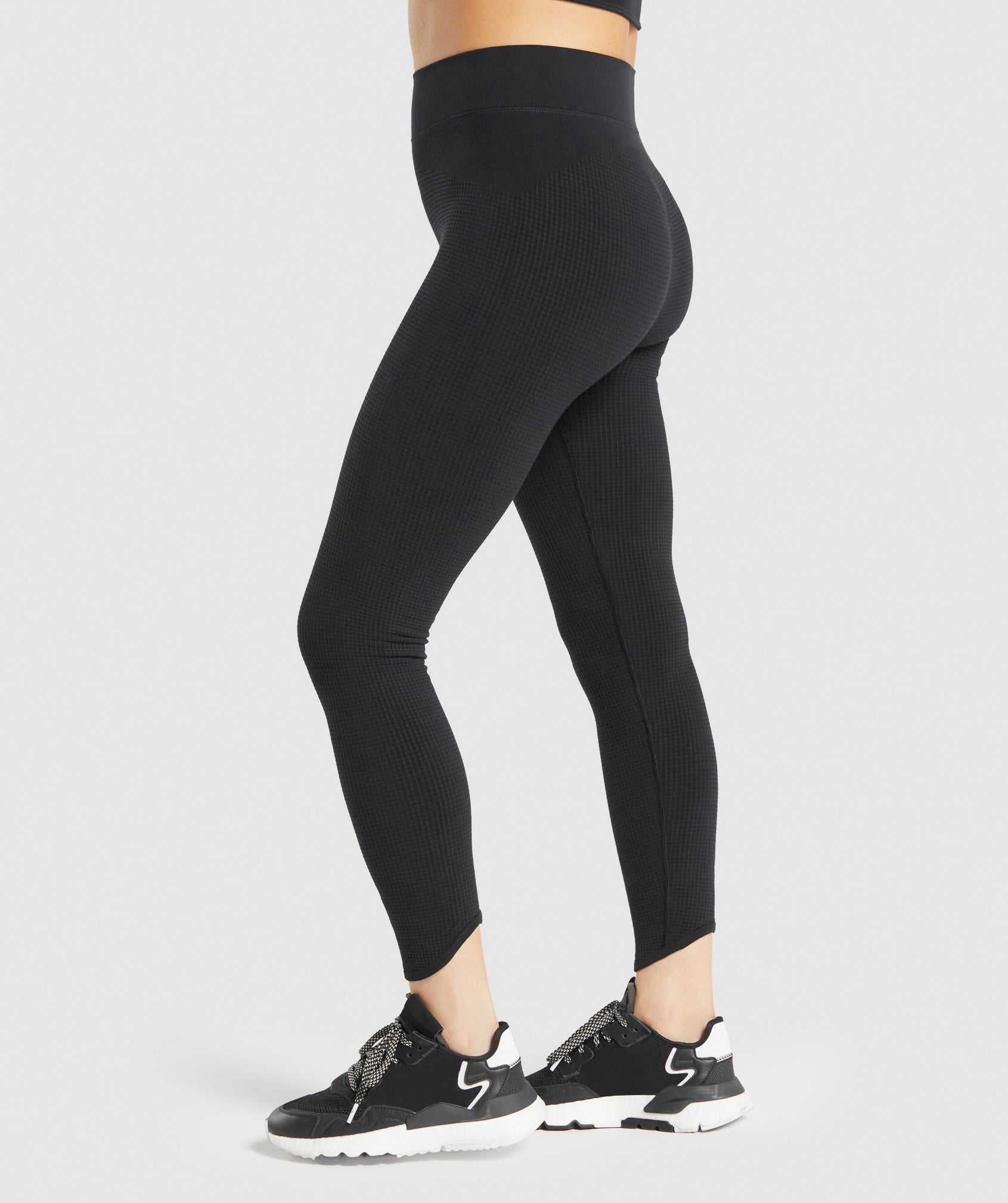 Black Gymshark Pause Seamless Women's Leggings | JUWRYB750