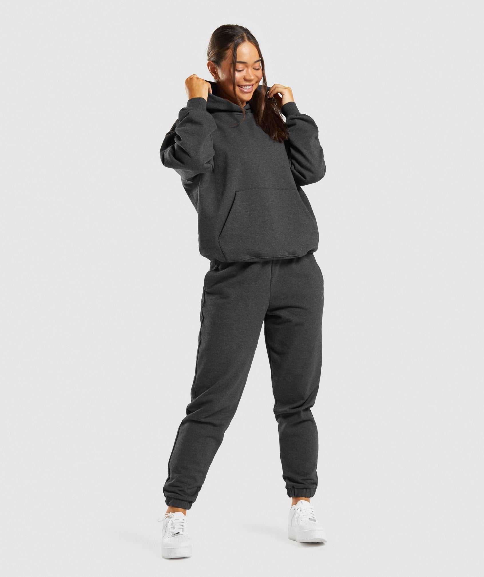 Black Gymshark Rest Day Sweats Women's Jogger | UYMOPB834