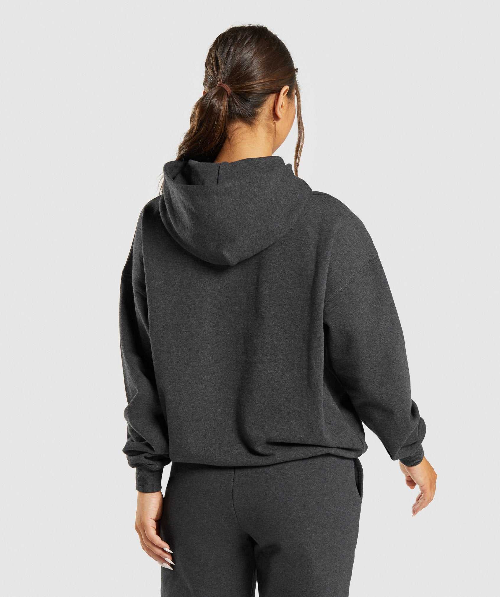 Black Gymshark Rest Day Sweats Women's Hoodie | WFILOS042