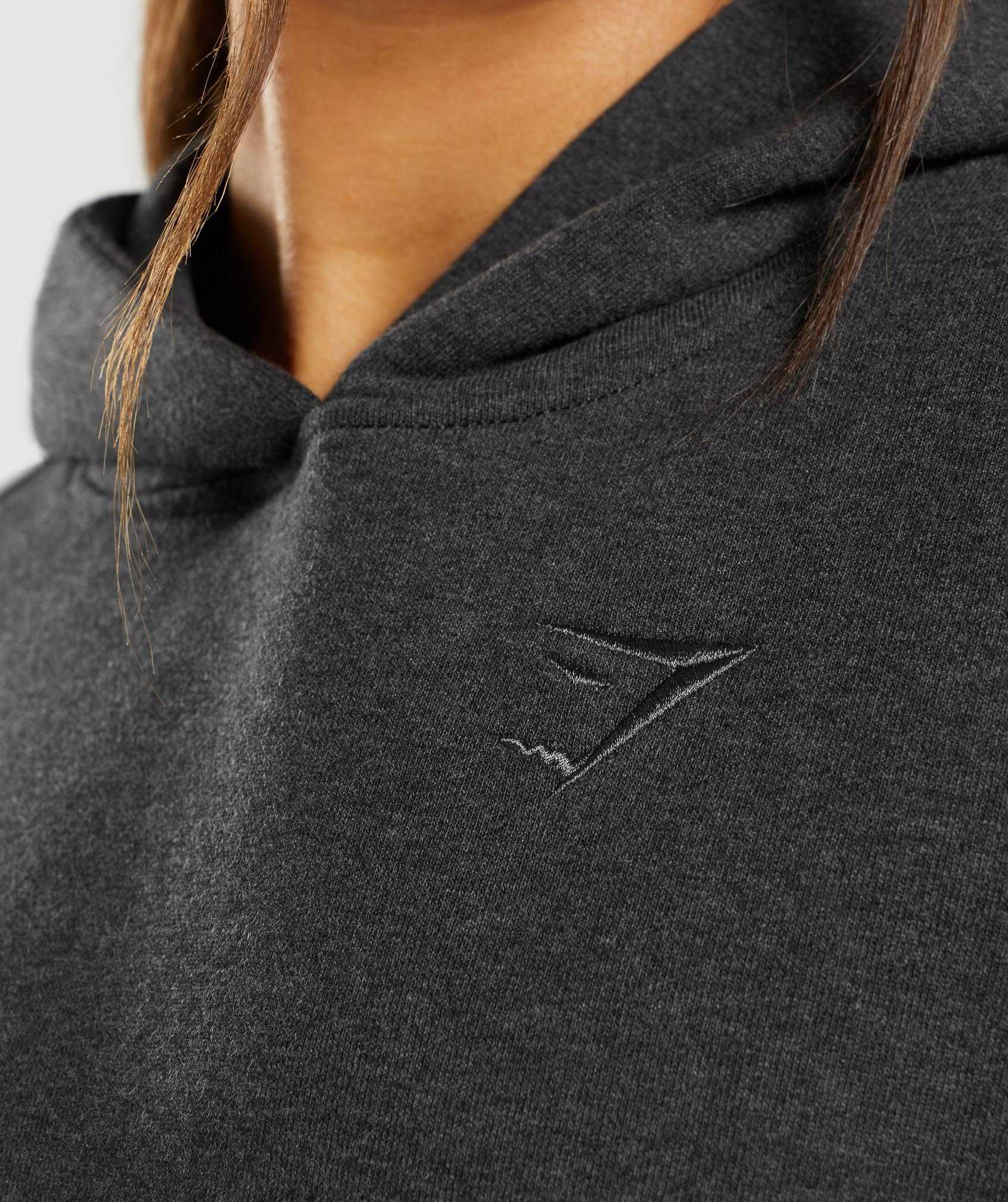 Black Gymshark Rest Day Sweats Women's Hoodie | WFILOS042