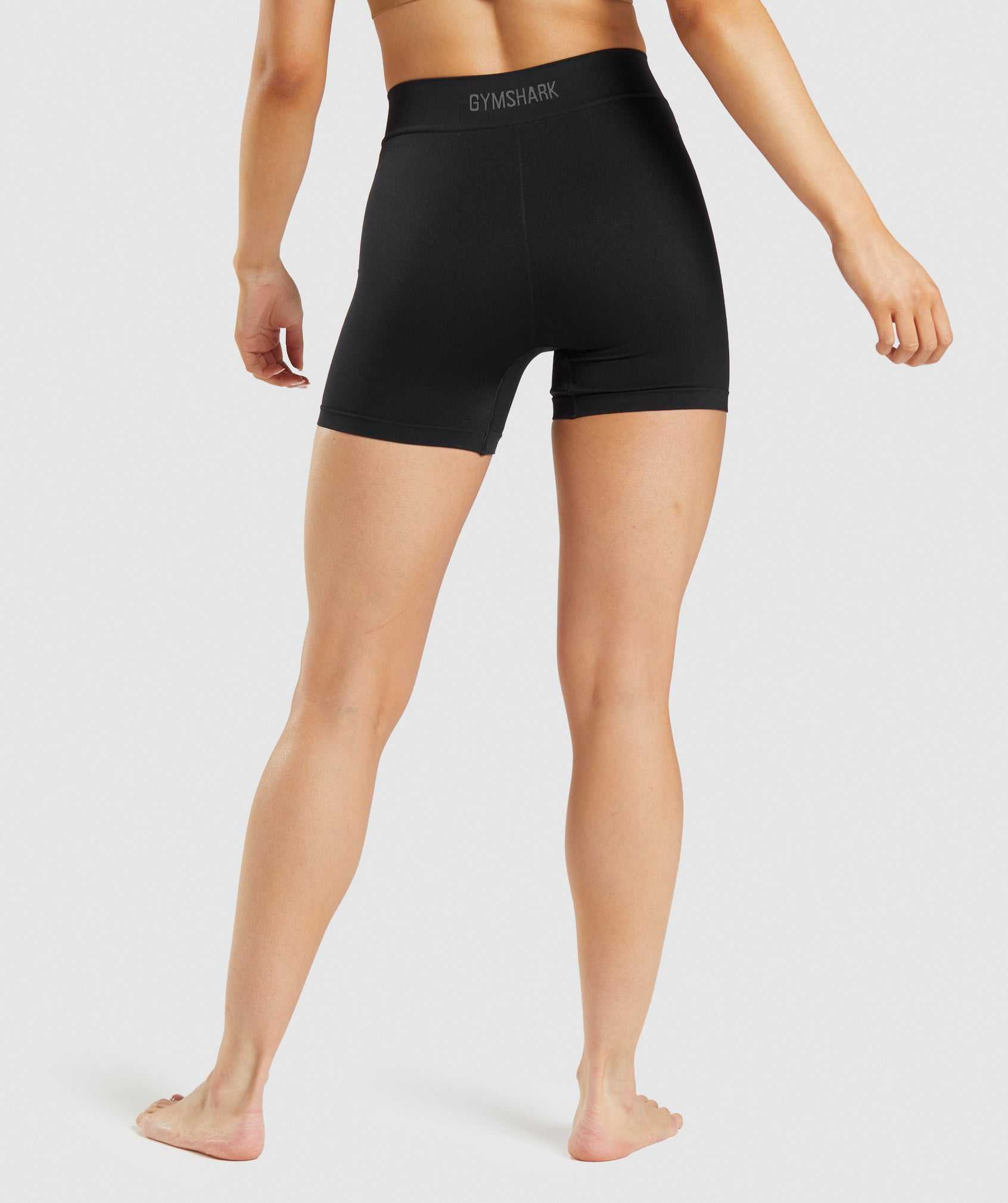 Black Gymshark Seamless Boxers Women's Underwear | DRKLSE730