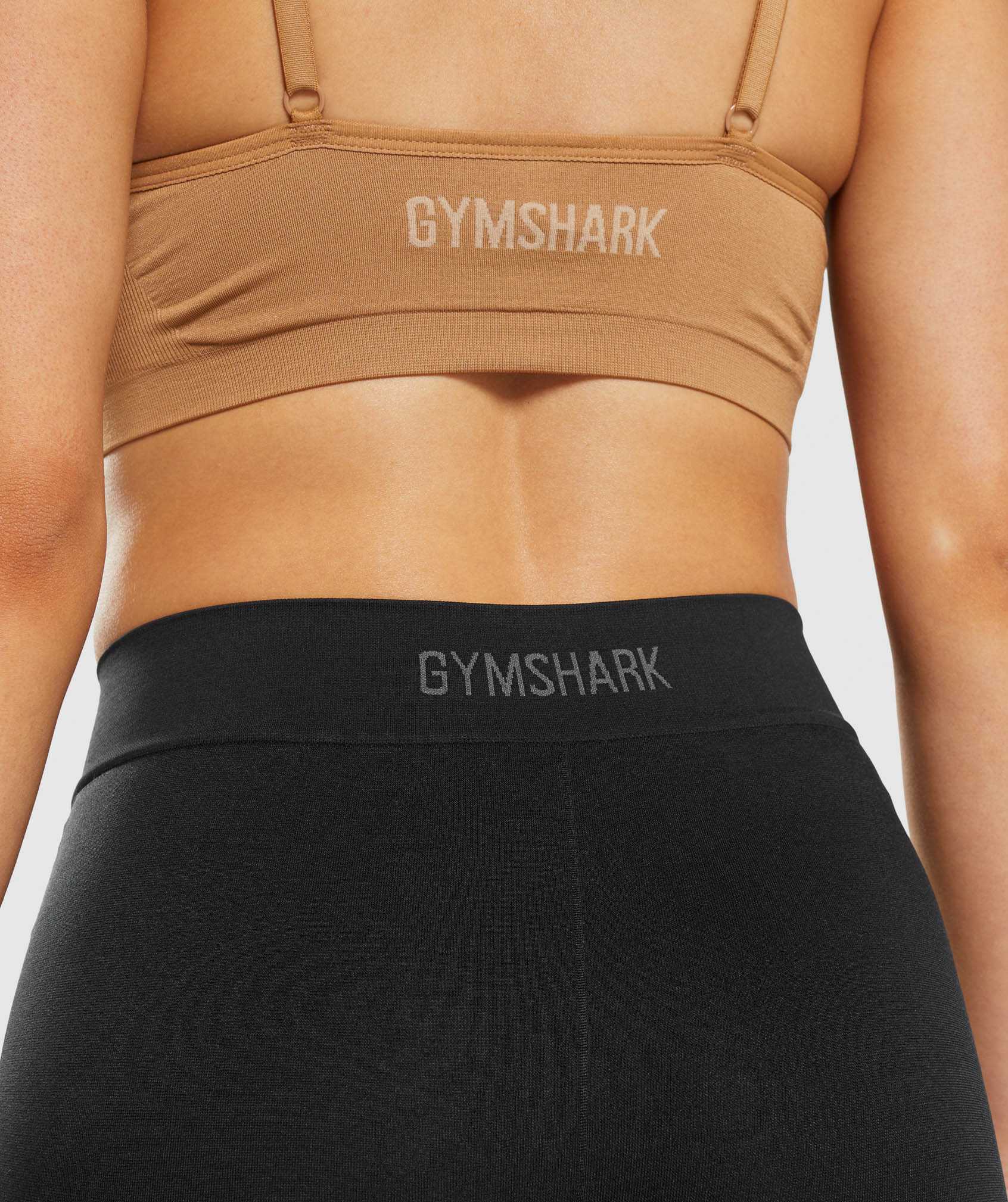 Black Gymshark Seamless Boxers Women's Underwear | DRKLSE730