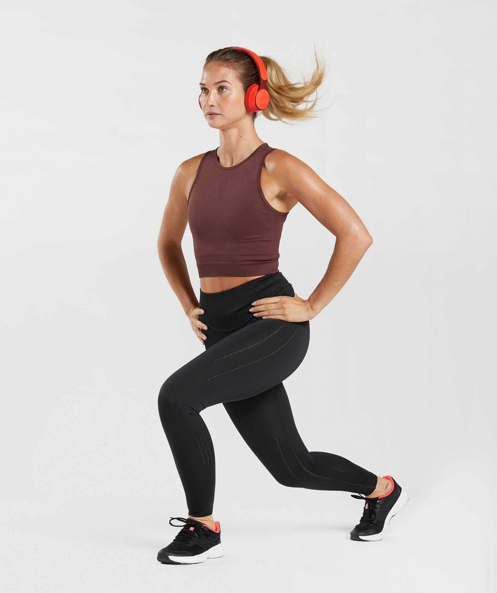 Black Gymshark Sweat Seamless Sculpt Women's Leggings | USIMEG526