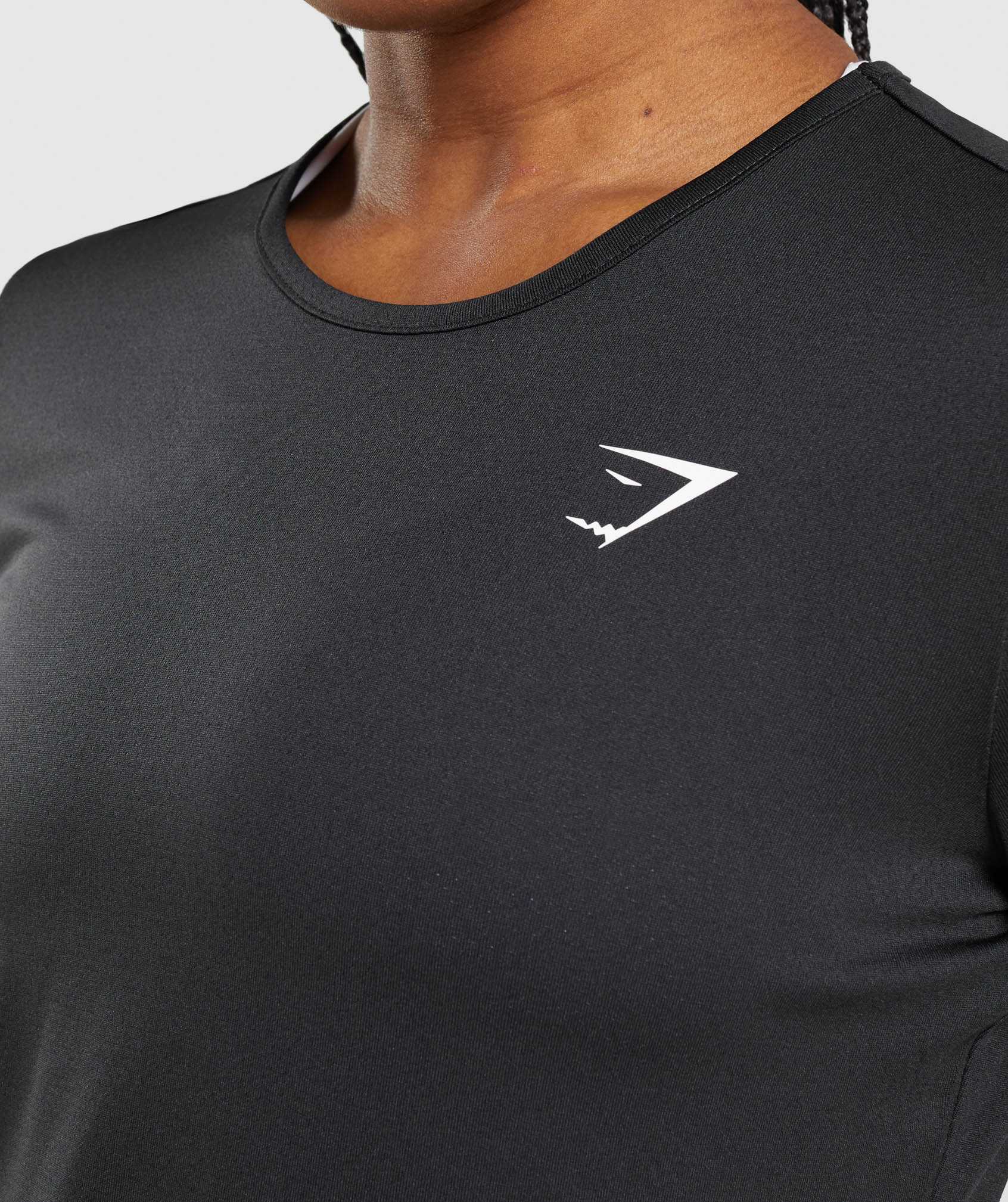 Black Gymshark Training Long Sleeve Women's Tops | BLIKVZ821