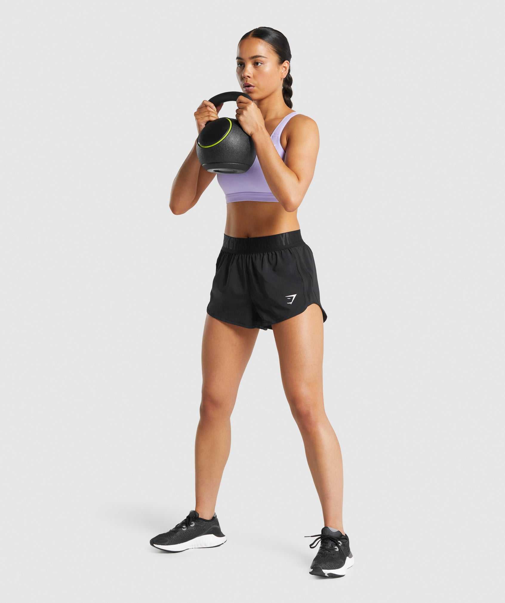 Black Gymshark Training Loose Fit Women's Shorts | XGALYC870