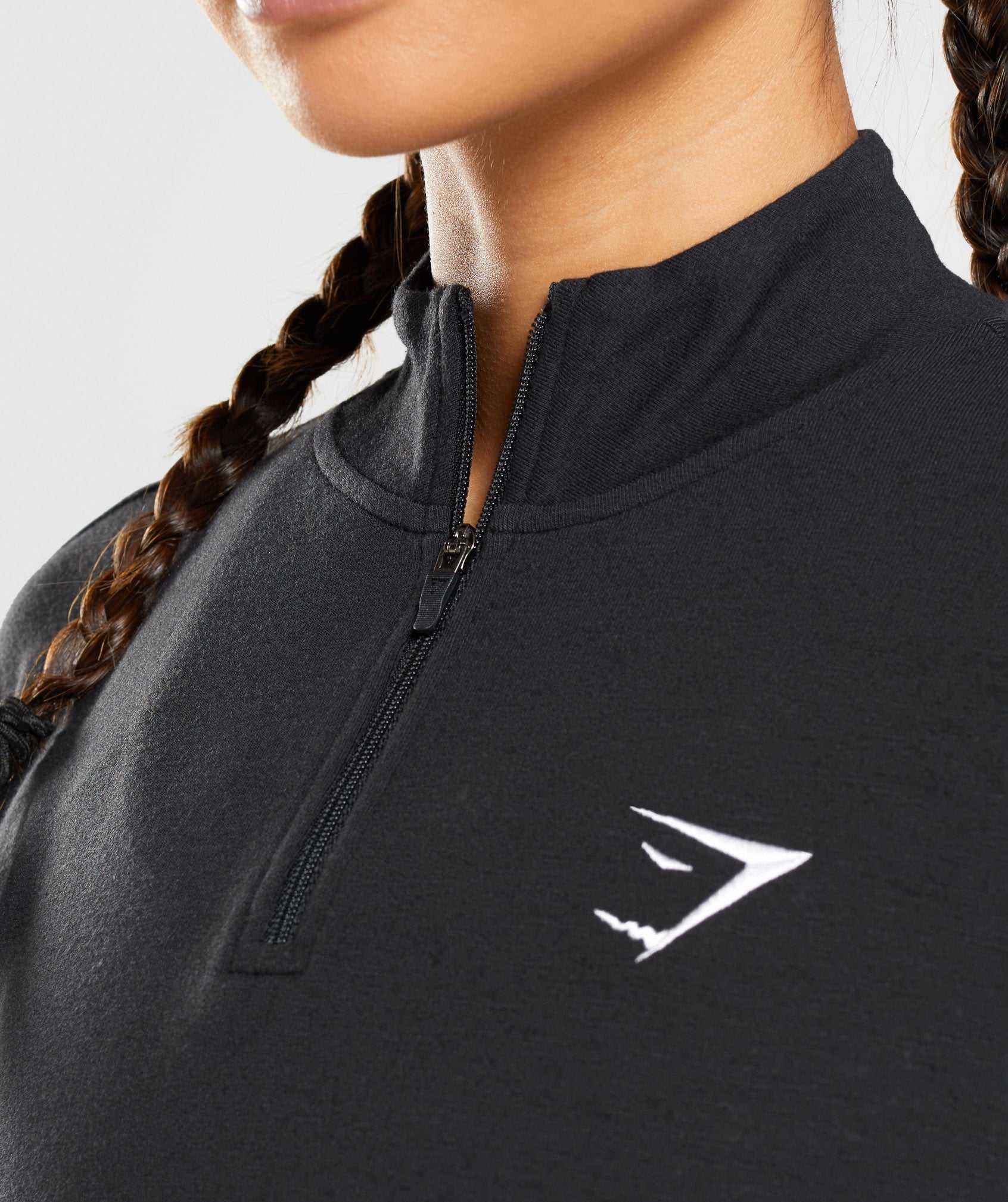 Black Gymshark Training Pippa Women's Pullover | QIMXBS617