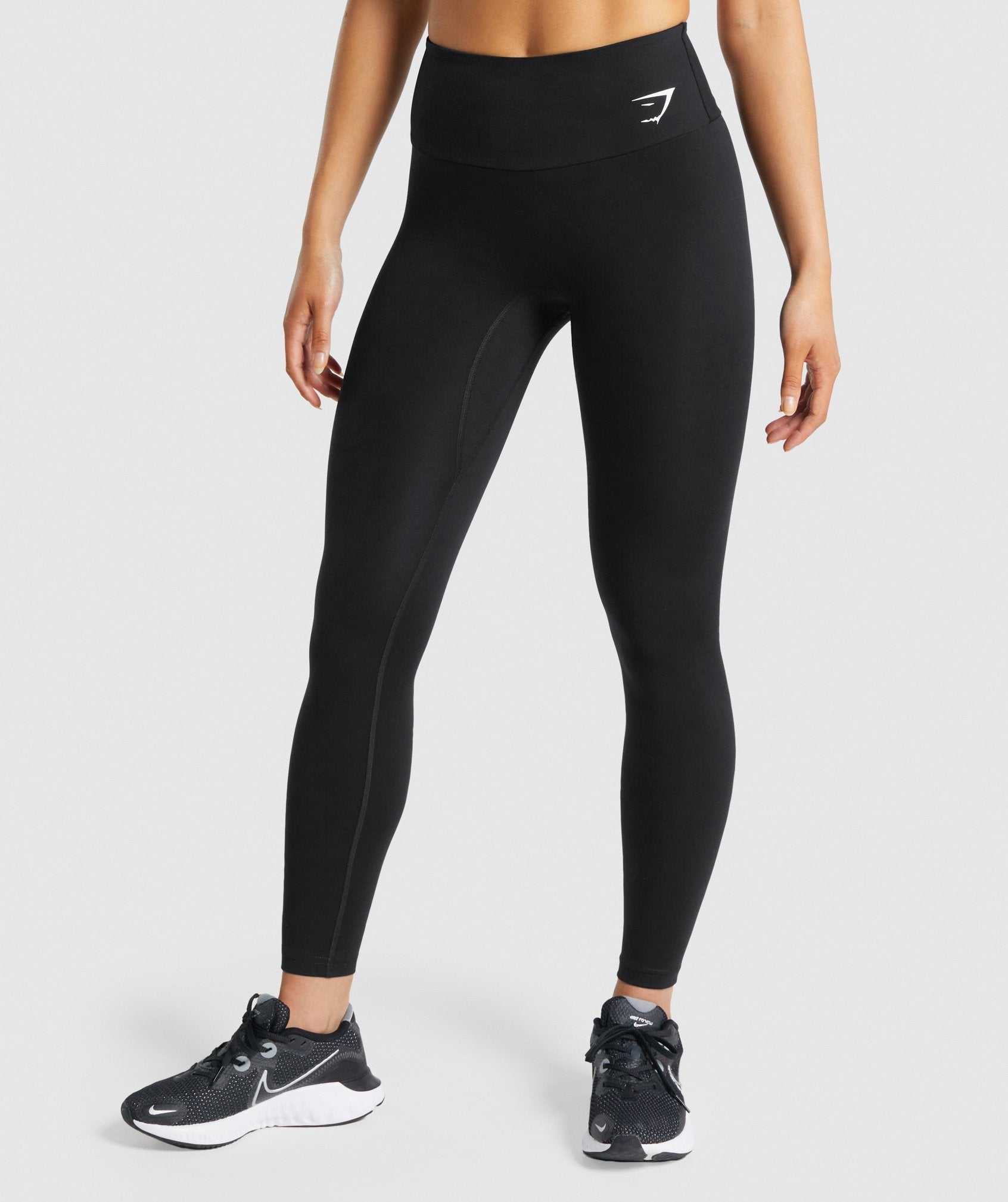 Black Gymshark Training Women\'s Leggings | MWDLYU279