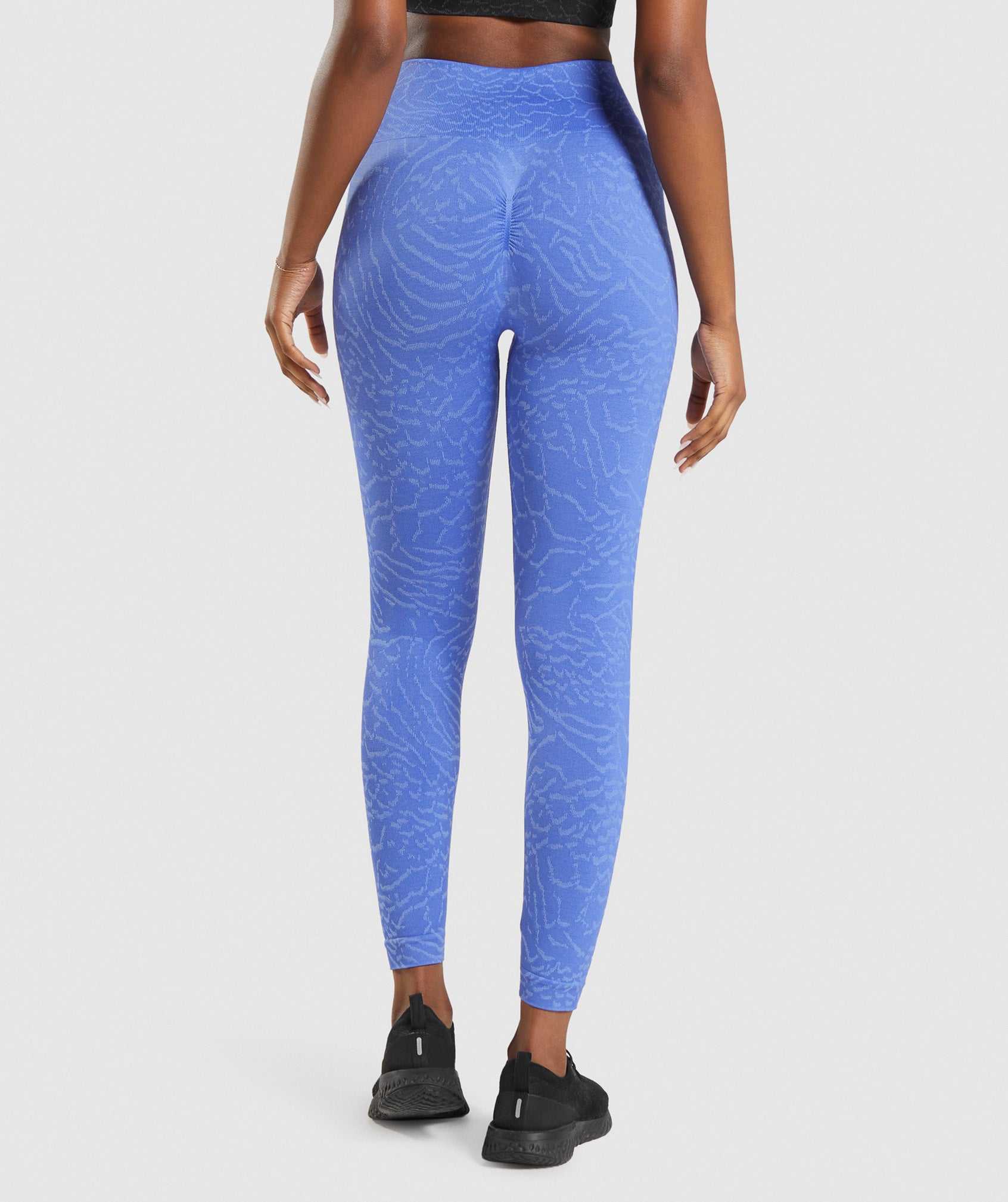 Blue Gymshark Adapt Animal Seamless Women's Leggings | JVANKB638