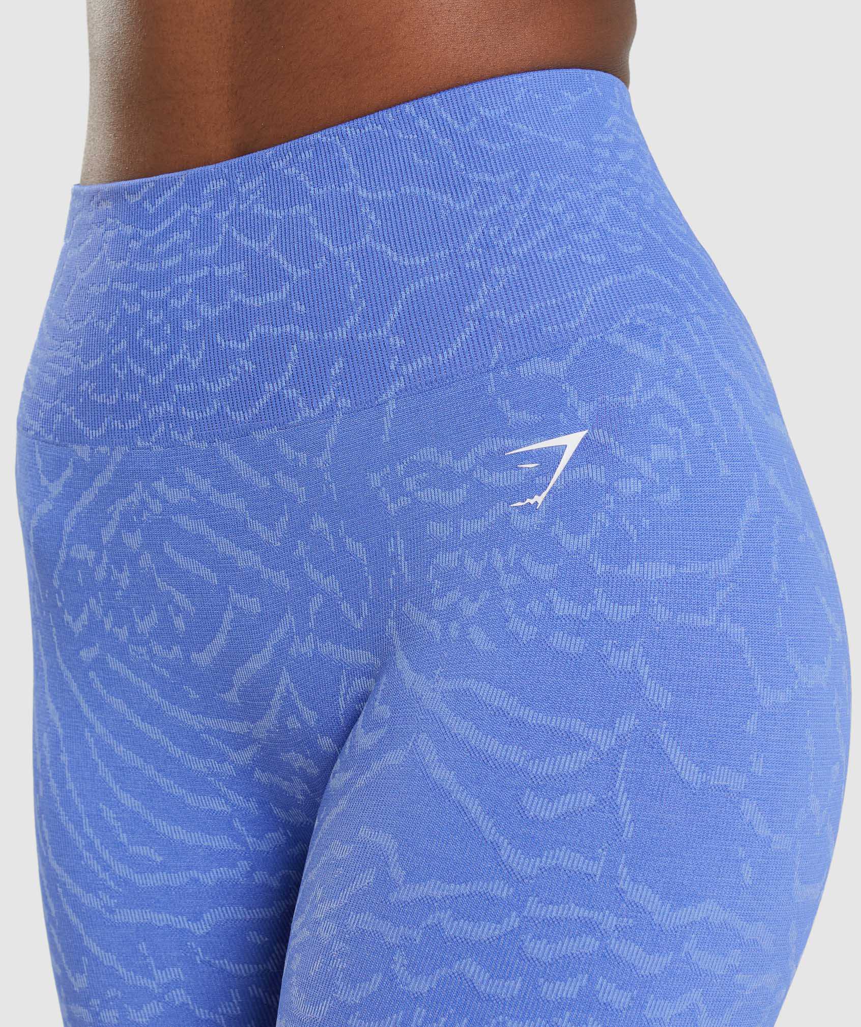 Blue Gymshark Adapt Animal Seamless Women's Leggings | JVANKB638