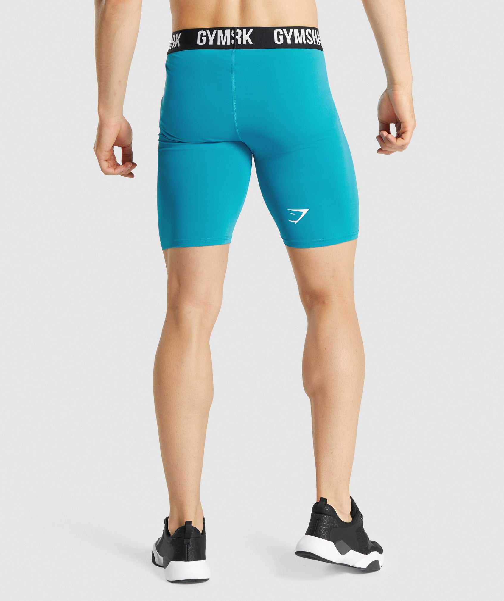 Blue Gymshark Element Baselayer Men's Shorts | LKOBXS870