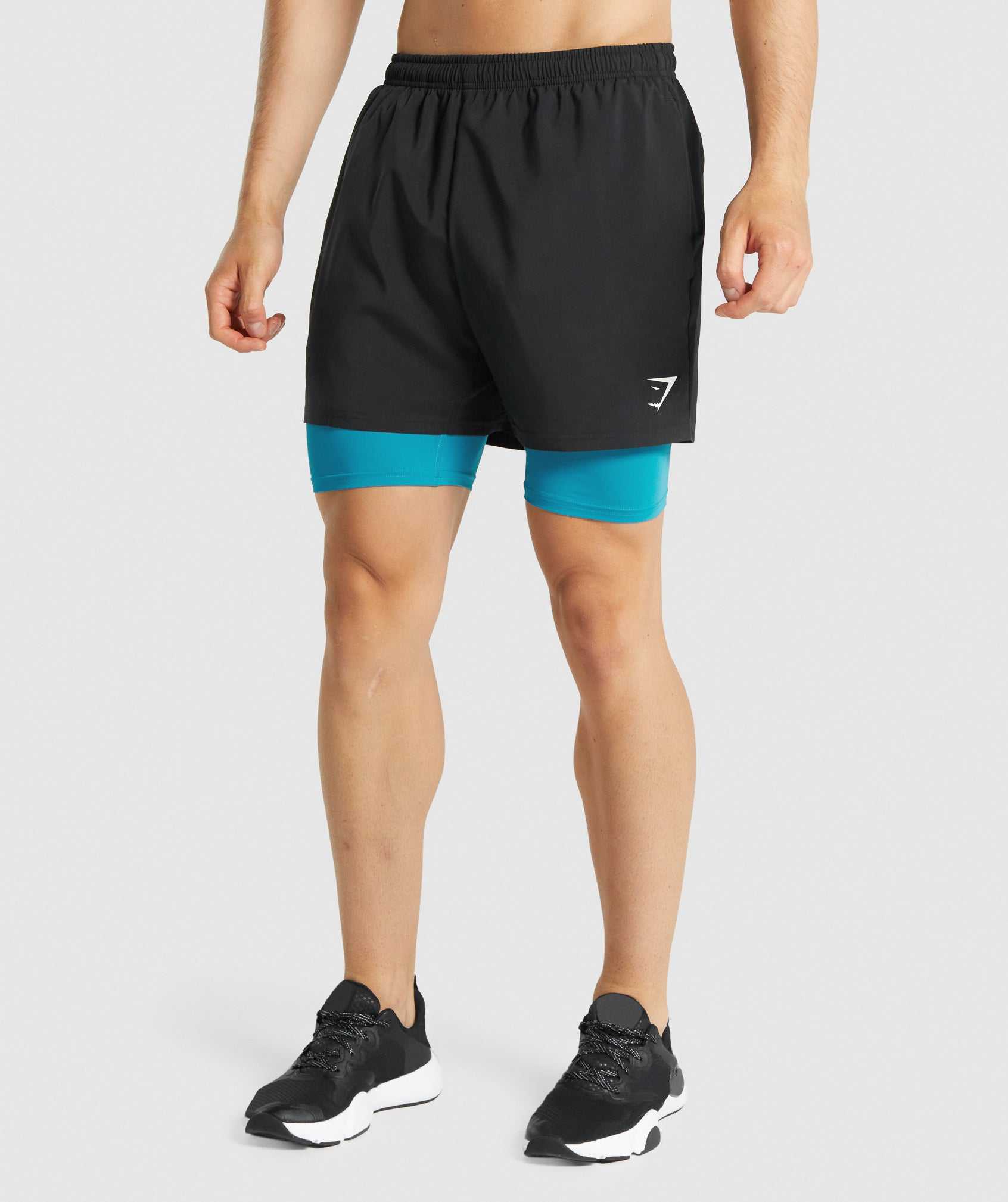 Blue Gymshark Element Baselayer Men's Shorts | LKOBXS870