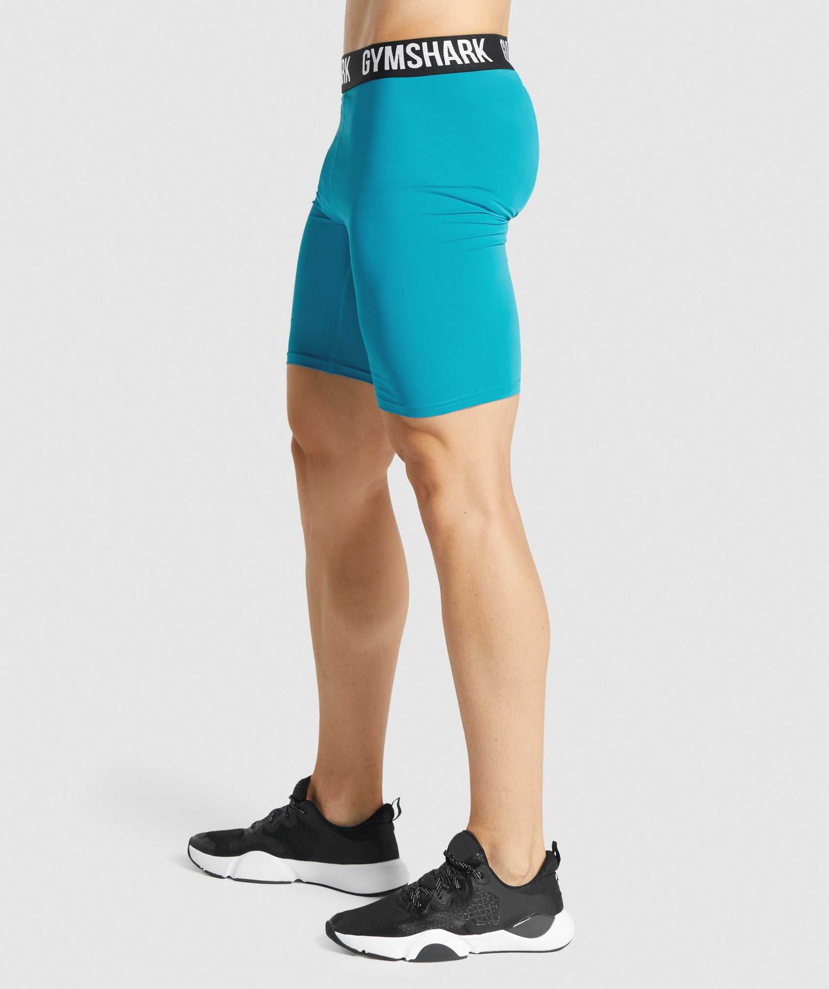 Blue Gymshark Element Baselayer Men's Shorts | LKOBXS870