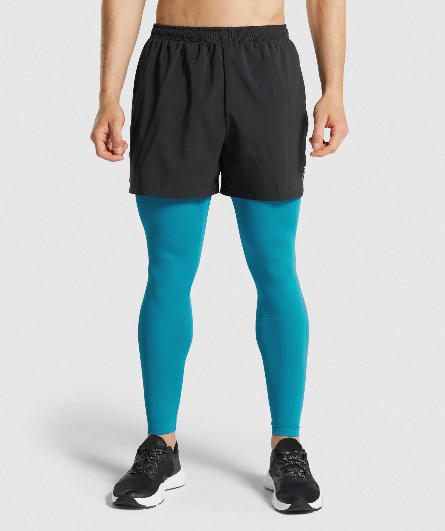 Blue Gymshark Element Baselayer Men's Shorts | YTLKGA624