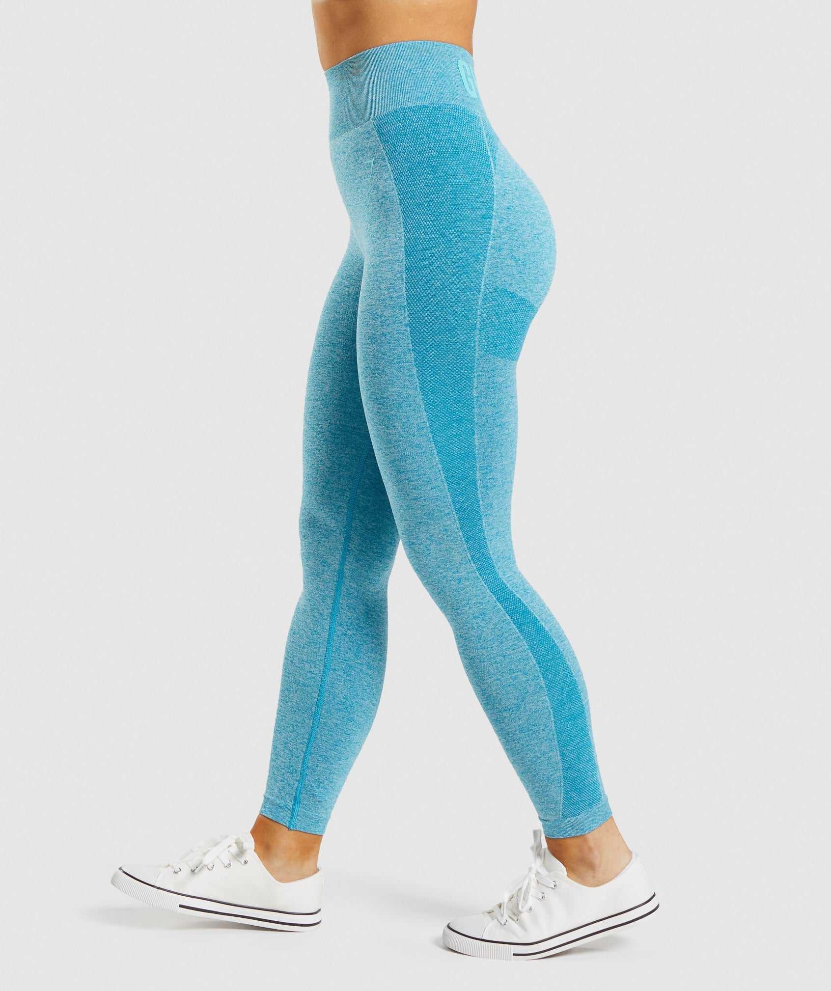 Blue Gymshark Flex High Waisted Women's Leggings | DTUIYE986