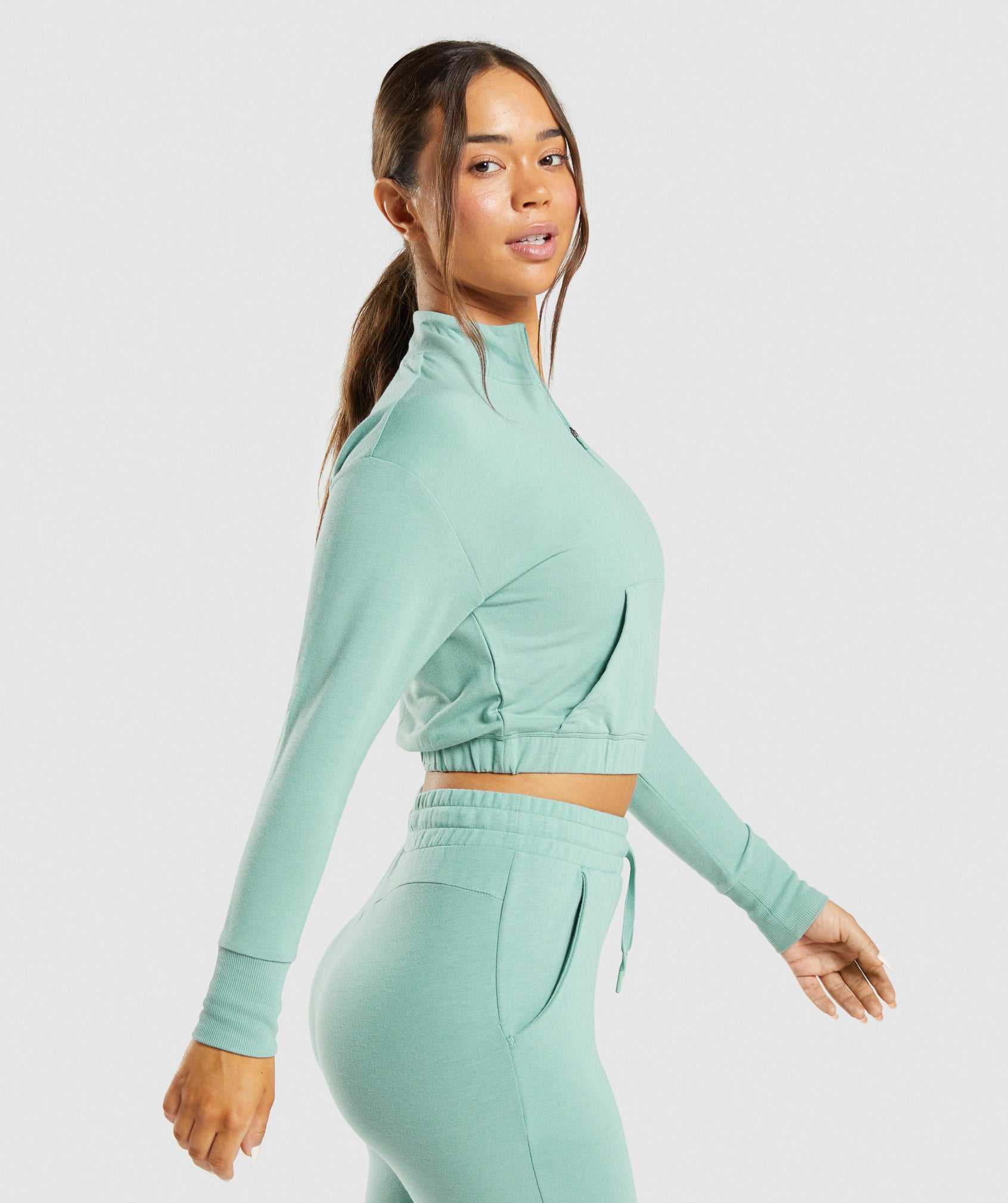 Blue Gymshark Training Pippa Women's Pullover | LTWHCF805