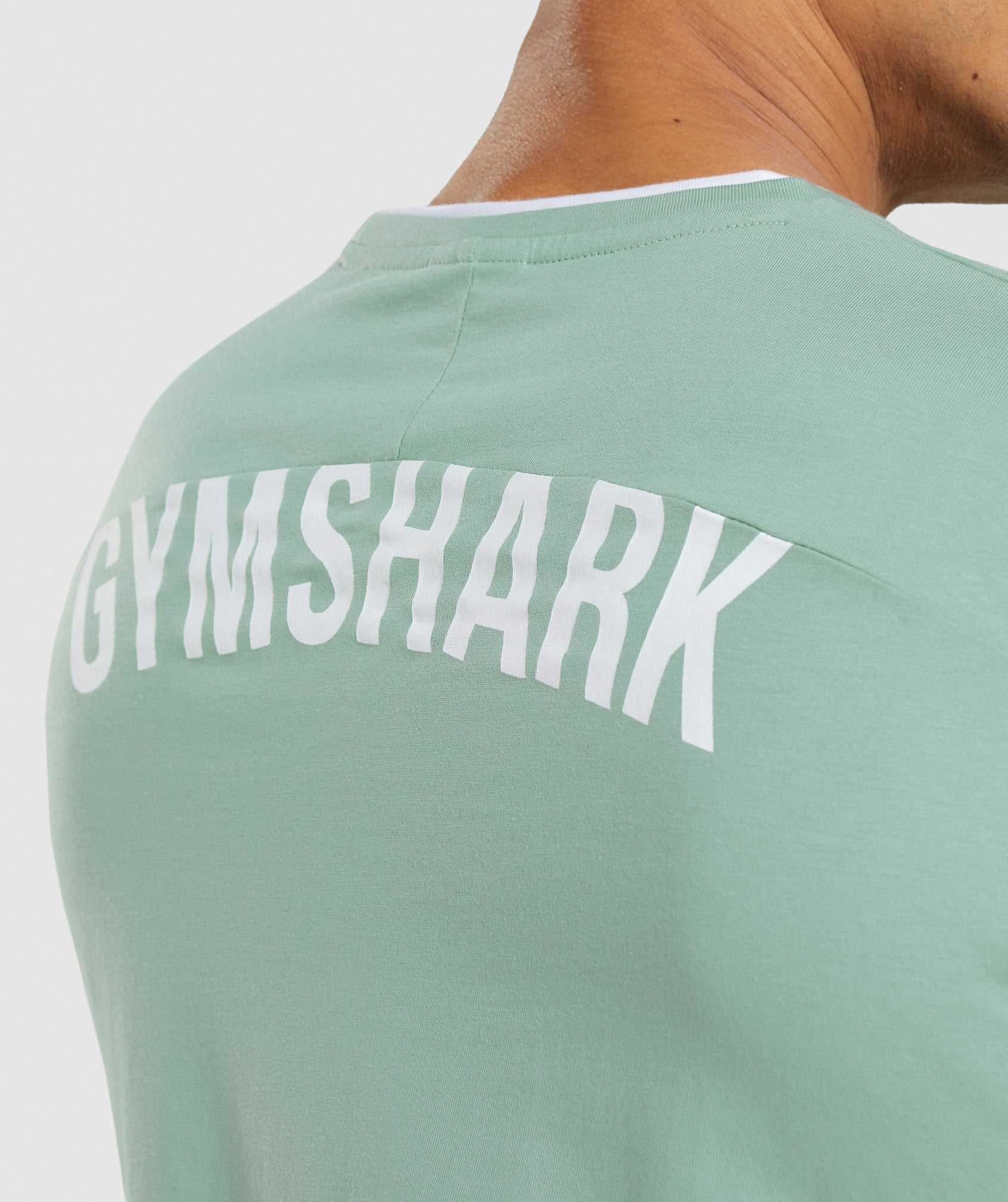 Blue / White Gymshark Recess Men's T Shirts | FRHBMI428