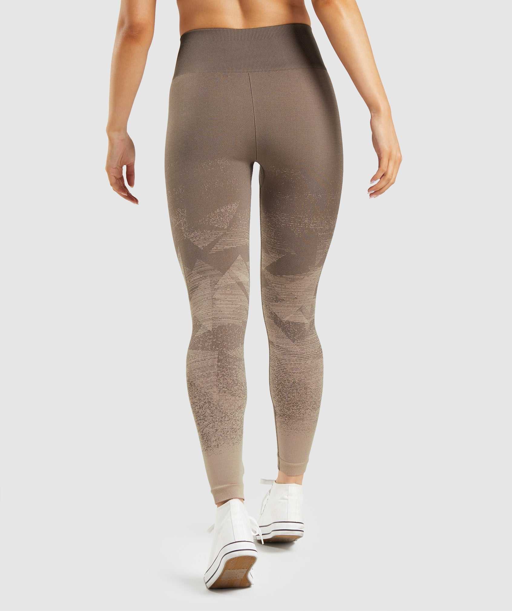 Brown Gymshark Adapt Ombre Seamless Women's Leggings | CWRILH492