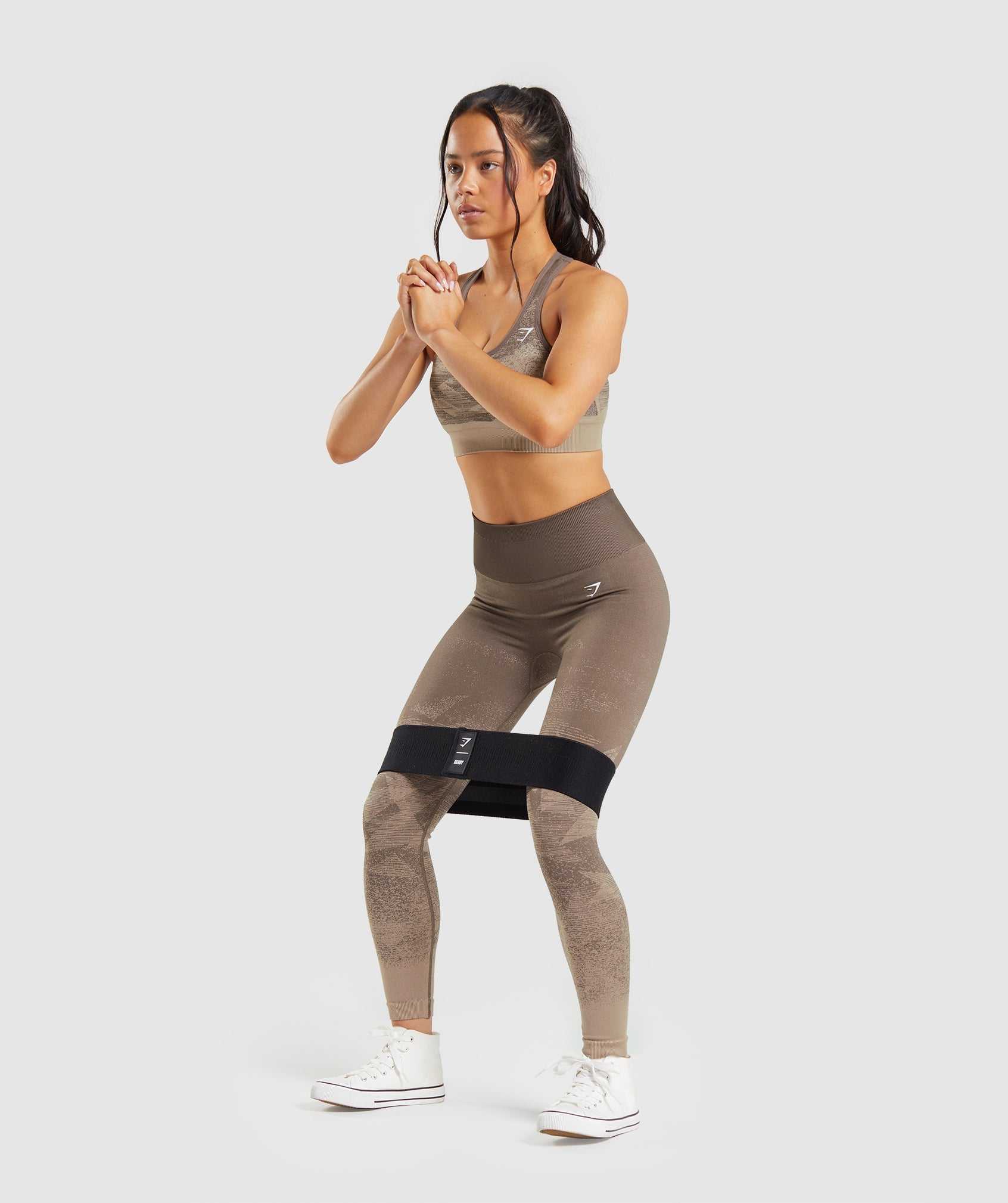 Brown Gymshark Adapt Ombre Seamless Women's Leggings | CWRILH492