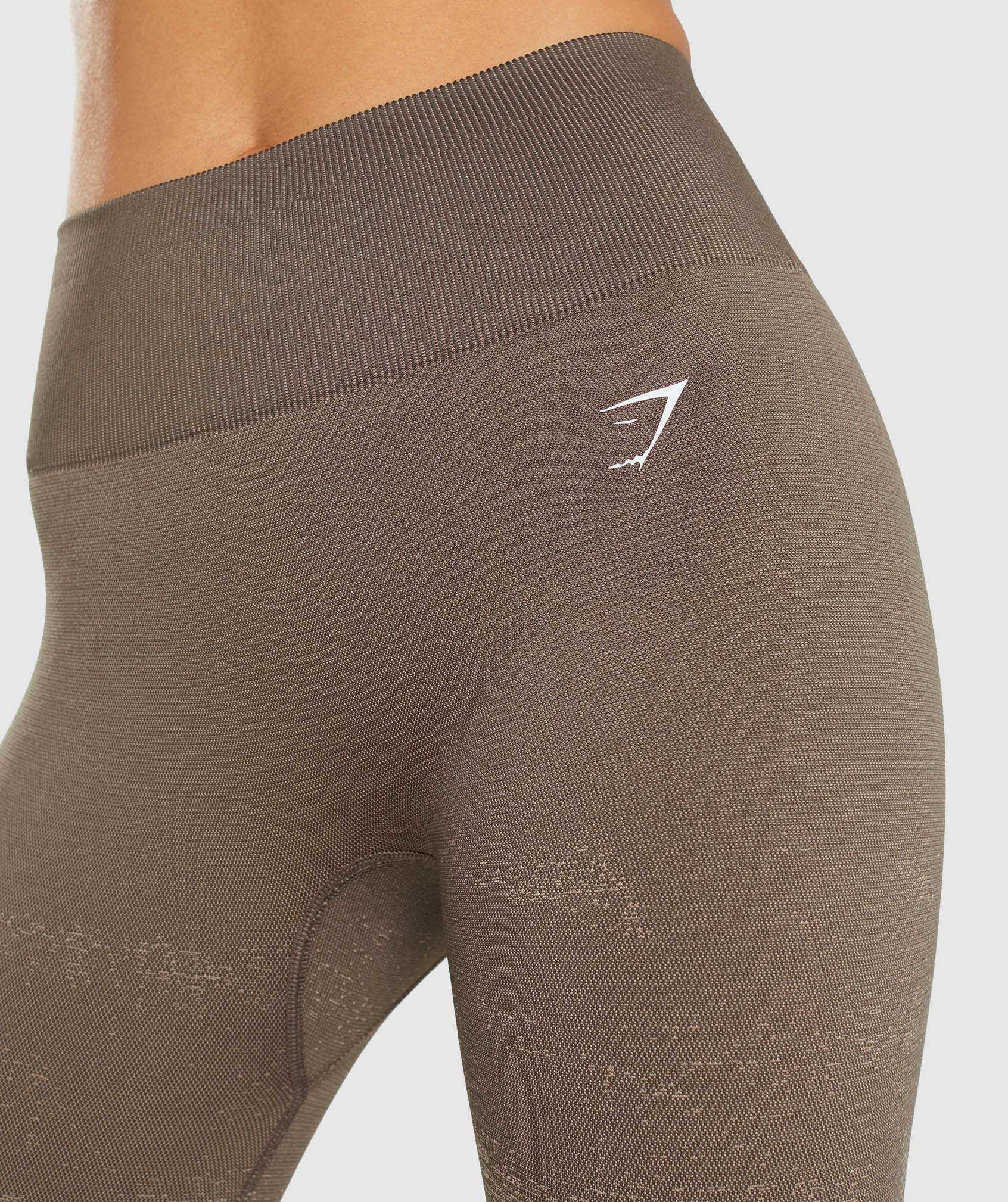 Brown Gymshark Adapt Ombre Seamless Women's Leggings | CWRILH492