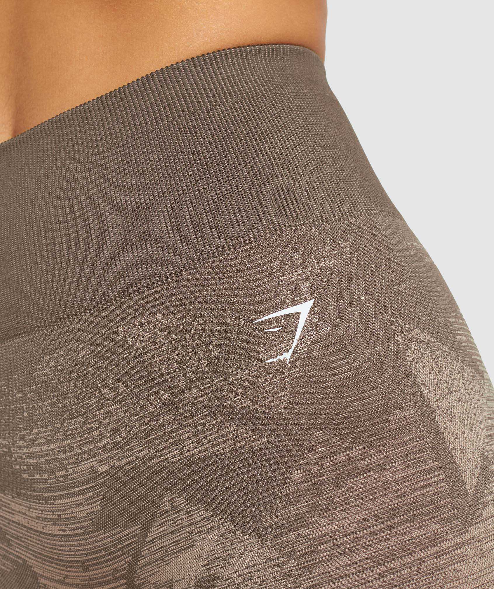 Brown Gymshark Adapt Ombre Seamless Women's Shorts | KBGIFR708