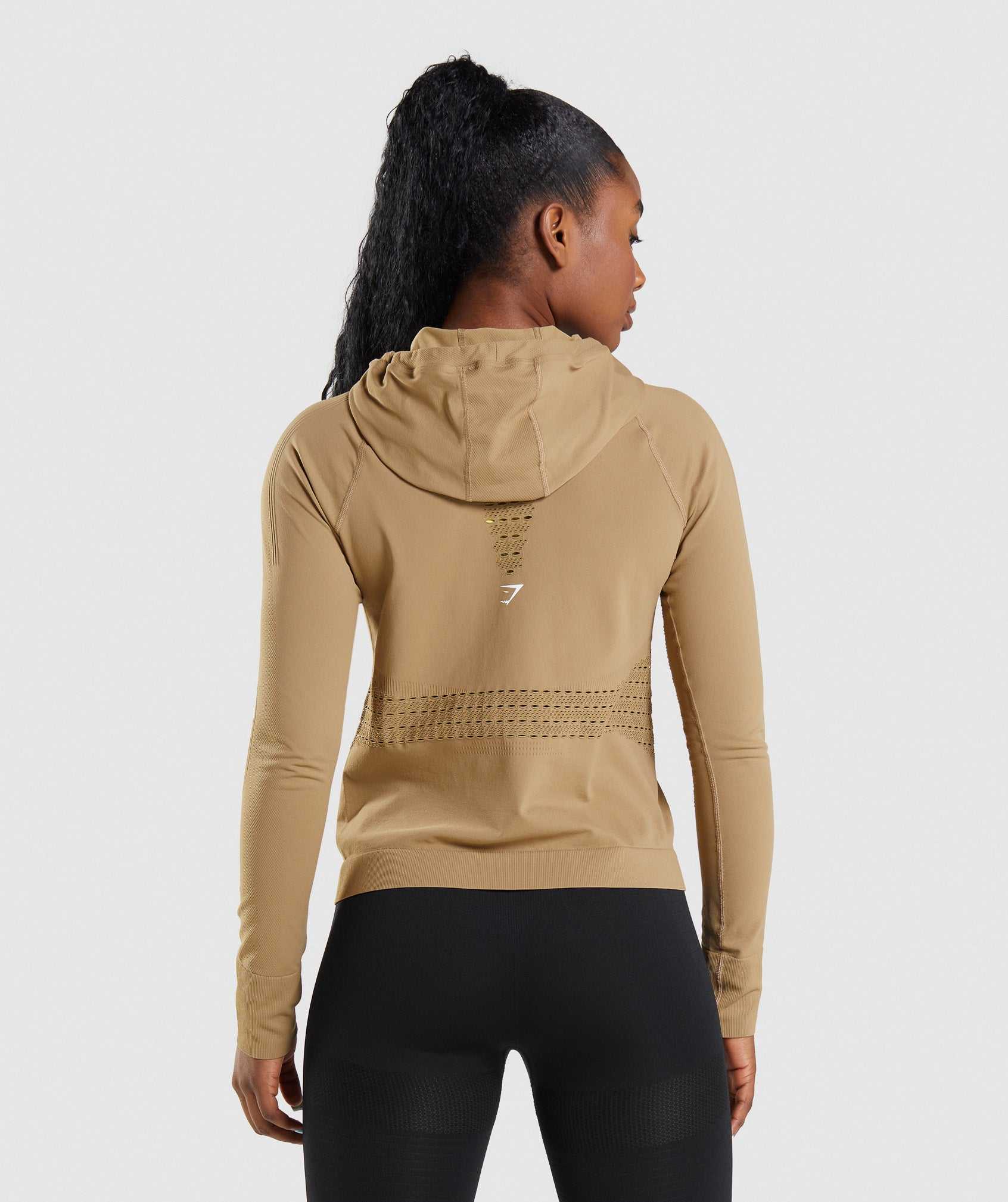 Brown Gymshark Energy Seamless Women's Pullover | QATMBG947