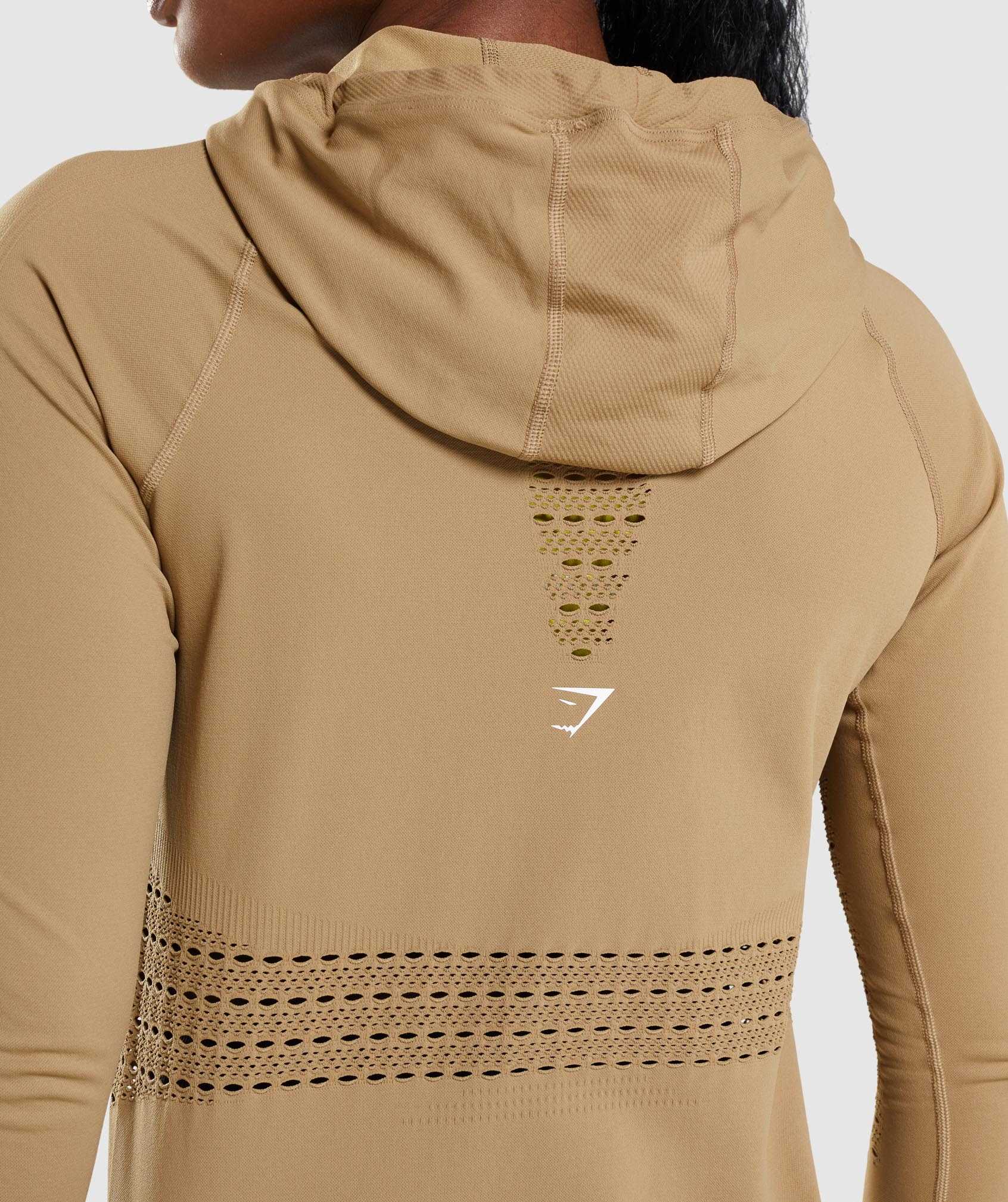 Brown Gymshark Energy Seamless Women's Pullover | QATMBG947