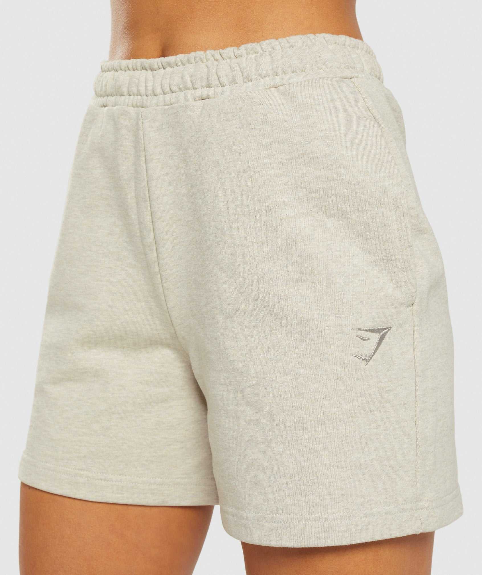 Brown Gymshark Rest Day Sweats Women's Shorts | XLOWYR783