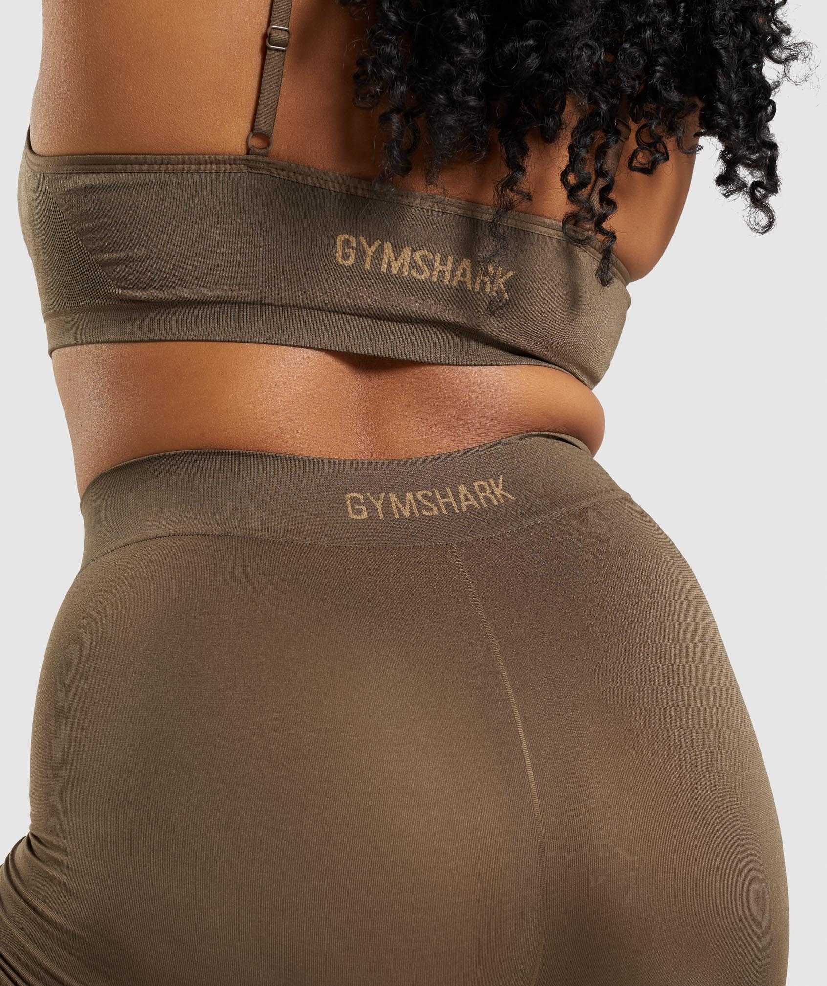 Brown Gymshark Seamless Boxers Women's Underwear | BZKJEQ870