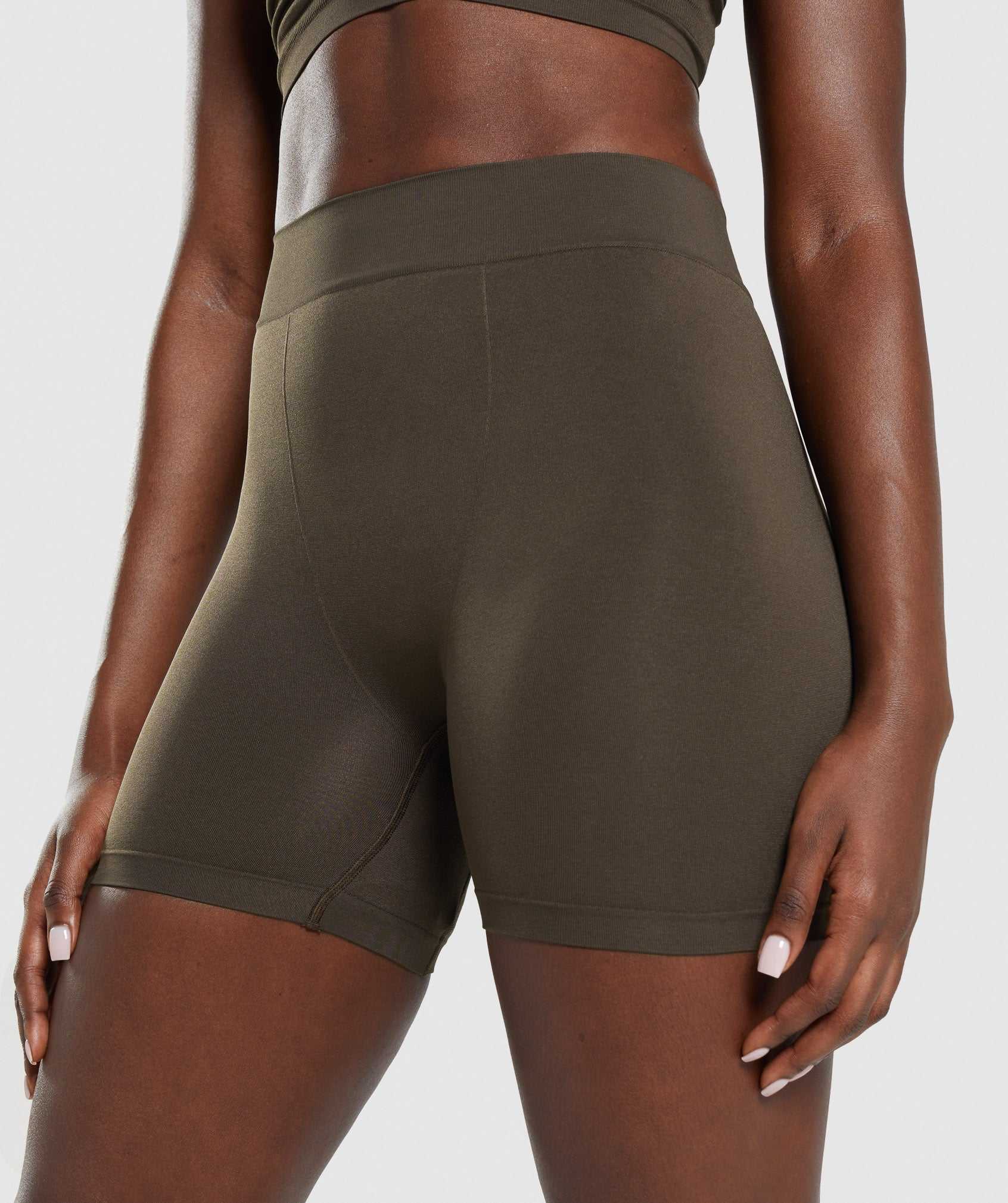 Brown Gymshark Seamless Boxers Women's Underwear | KUXACE109