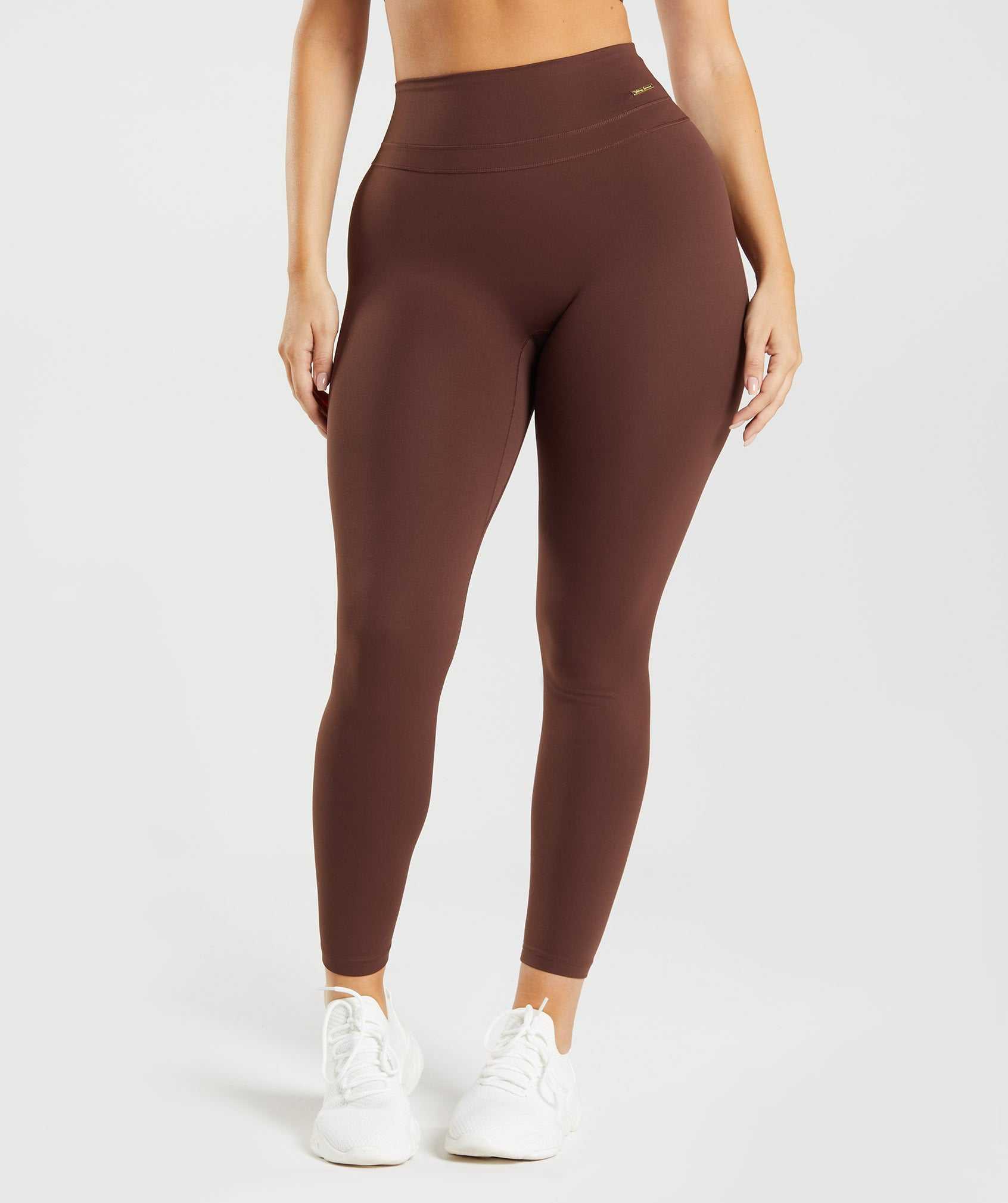 Brown Gymshark Whitney High Rise Women\'s Leggings | CIMNWE710