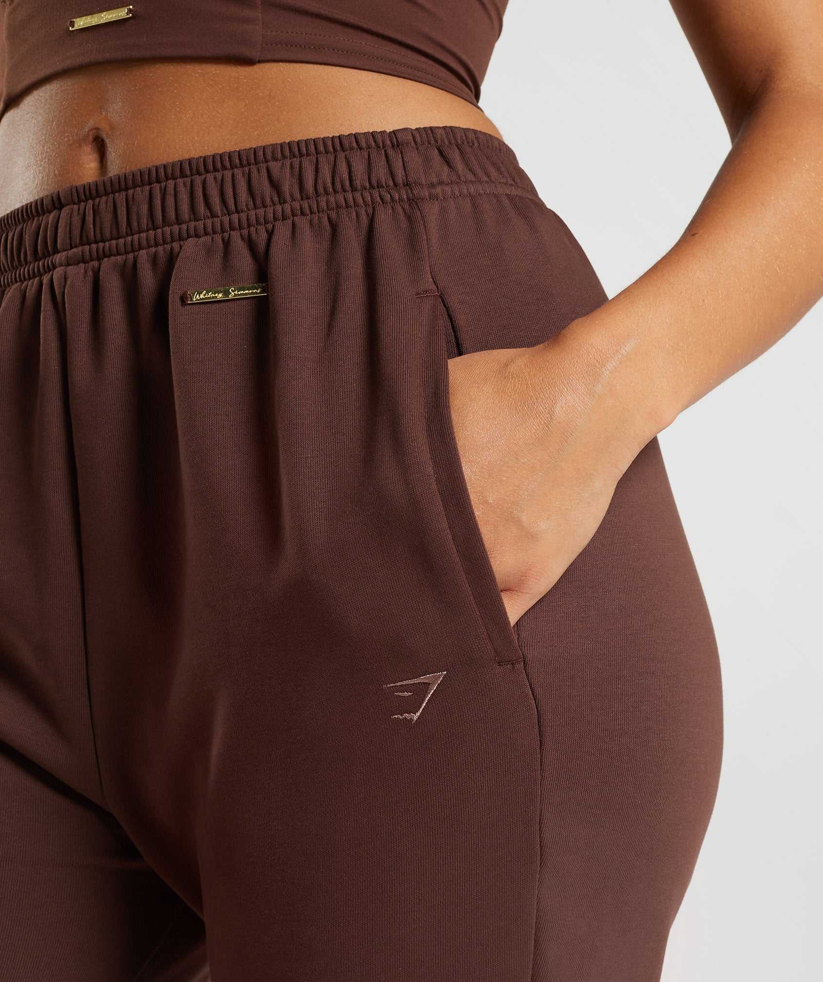 Brown Gymshark Whitney Loose Women's Jogger | MTZRUH932