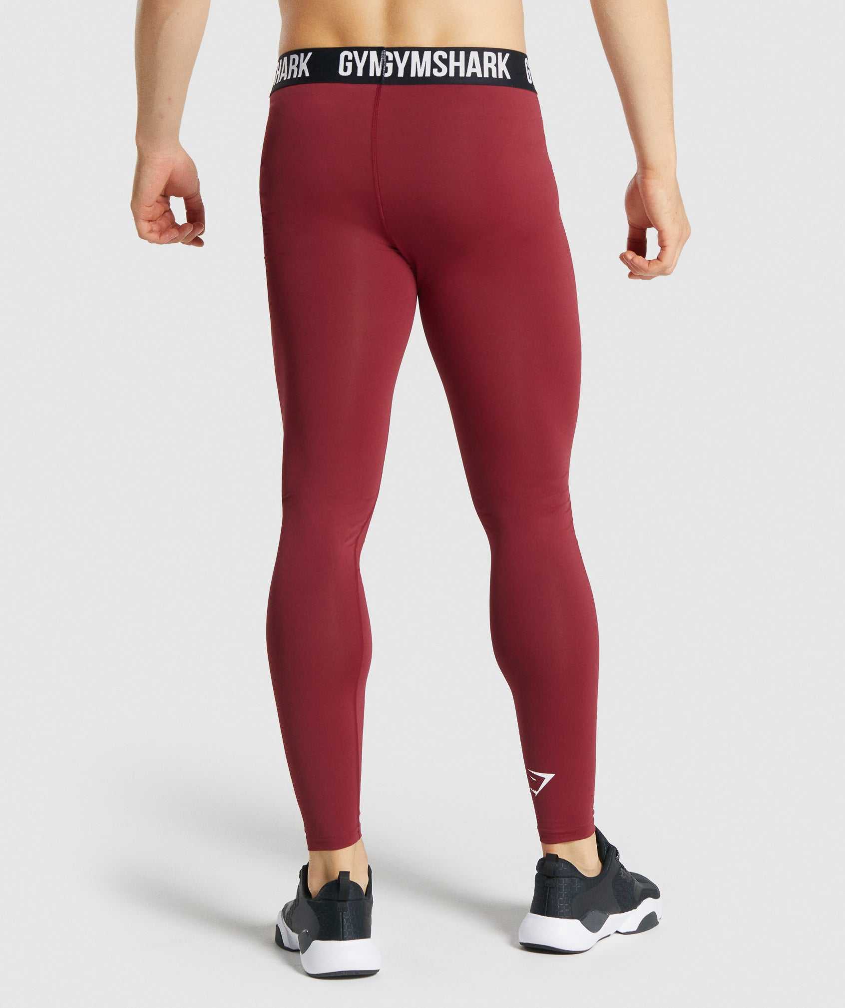 Burgundy Gymshark Element Baselayer Men's Shorts | BGOQYR786