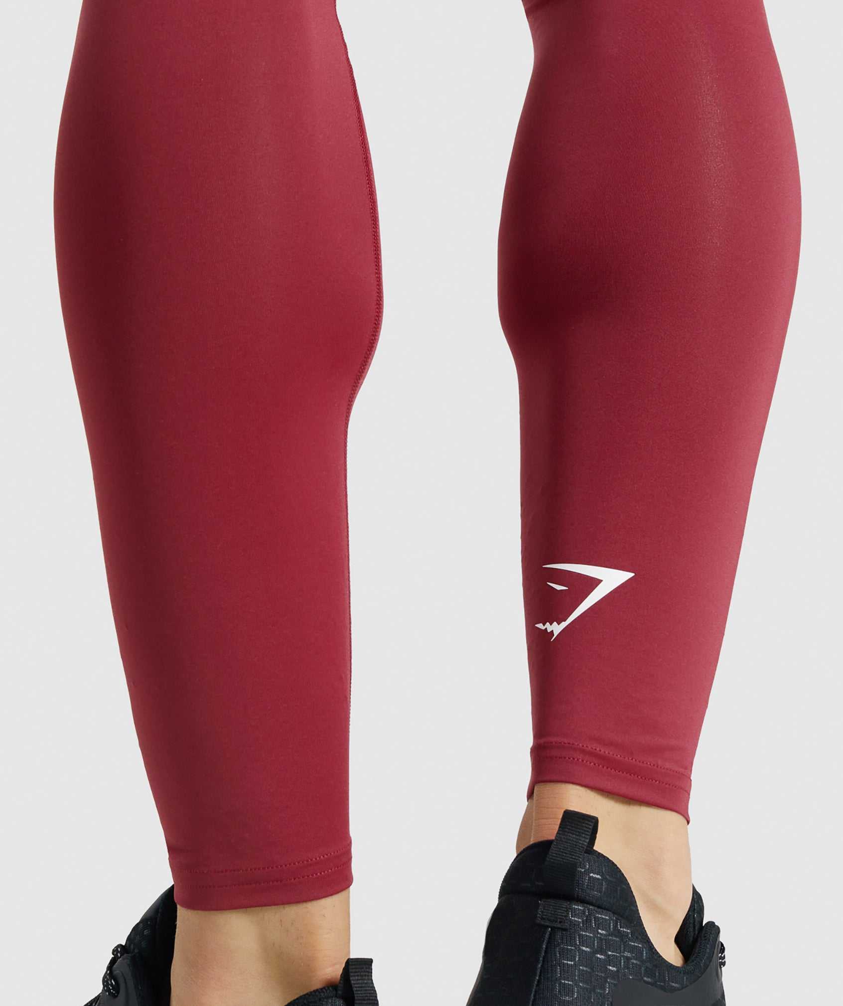 Burgundy Gymshark Element Baselayer Men's Shorts | BGOQYR786