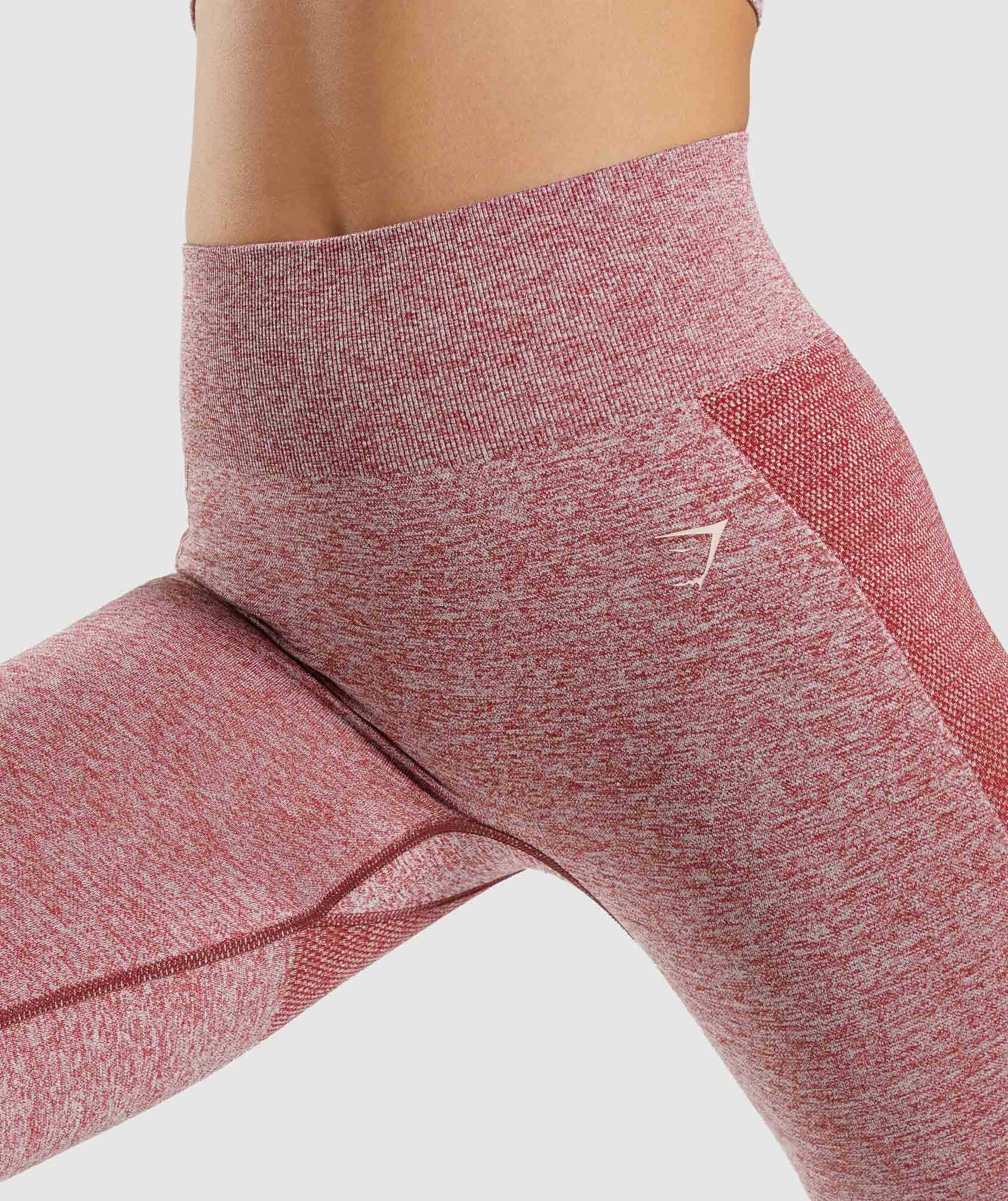 Burgundy Gymshark Flex High Waisted Women's Leggings | IRQTEV643