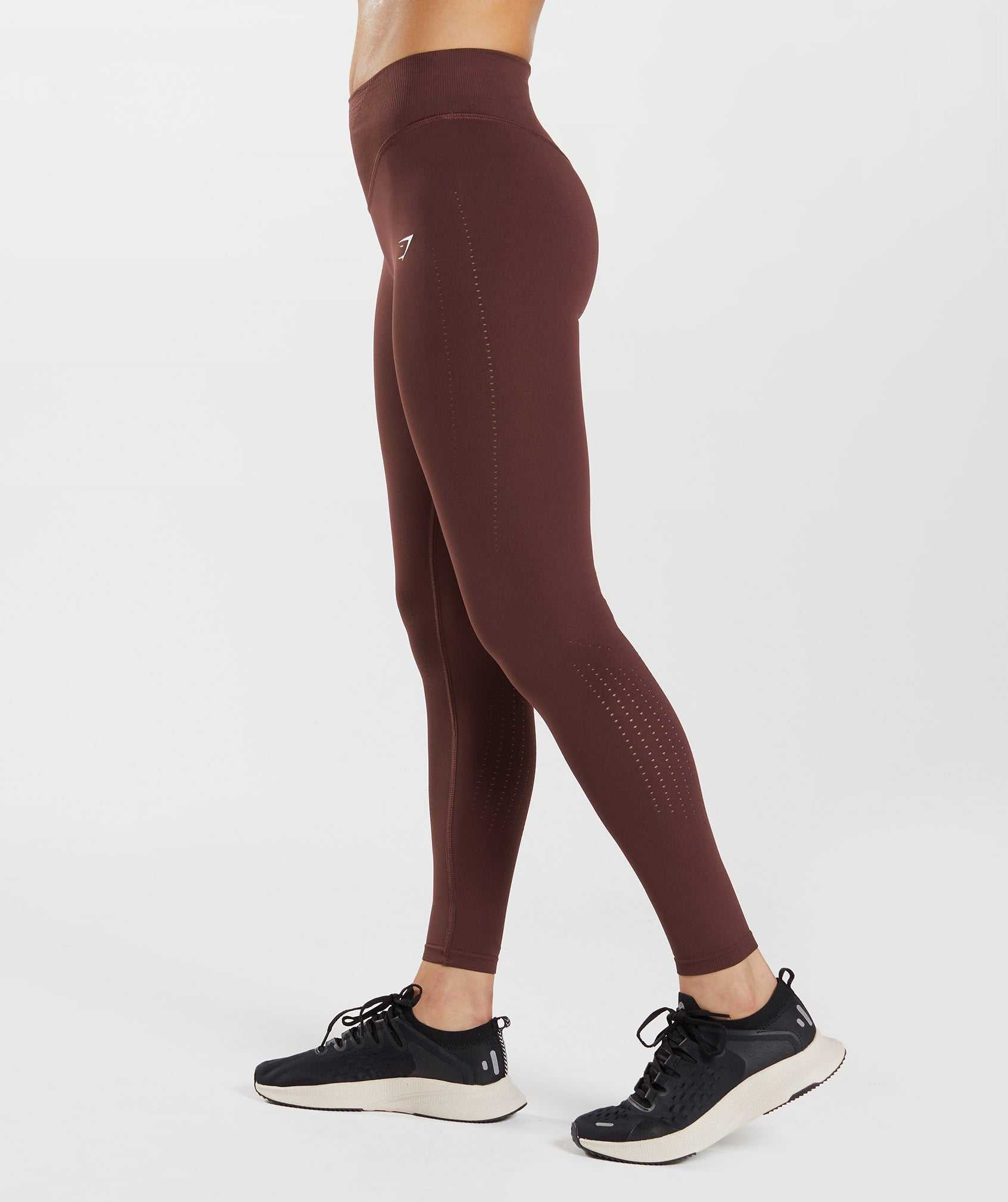 Burgundy Gymshark Sweat Seamless Sculpt Women's Leggings | NDXFRC204