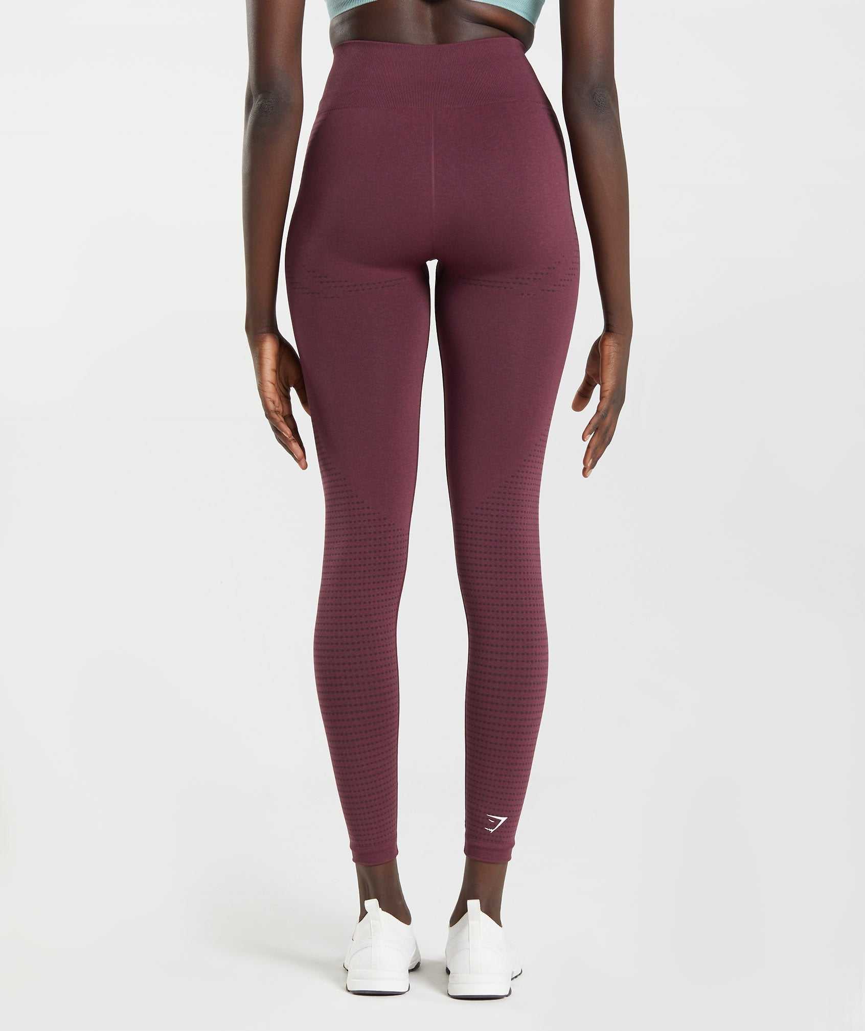 Burgundy Gymshark Vital Seamless 2.0 Women's Leggings | ESXJRZ765