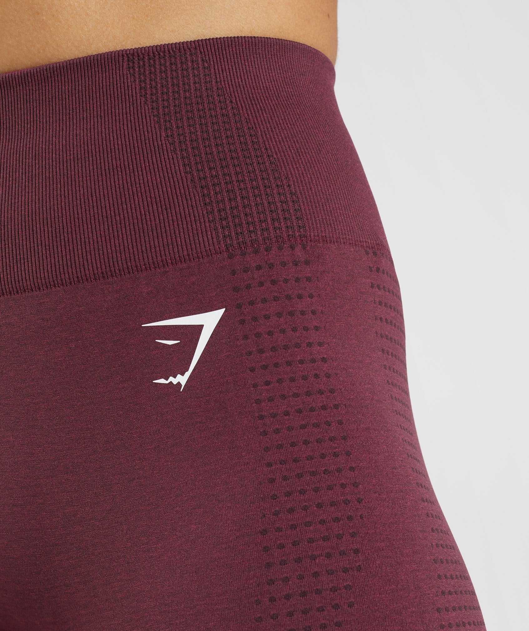 Burgundy Gymshark Vital Seamless 2.0 Women's Shorts | ILHRNX857