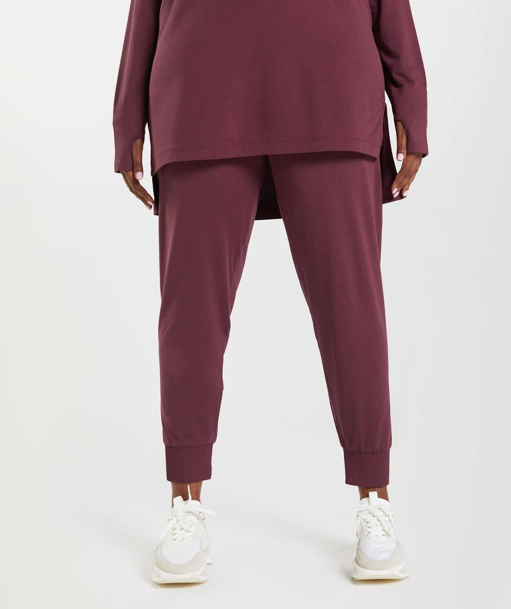 Burgundy Gymshark Vital Seamless 2.0 Women's Jogger | JCKEGP138