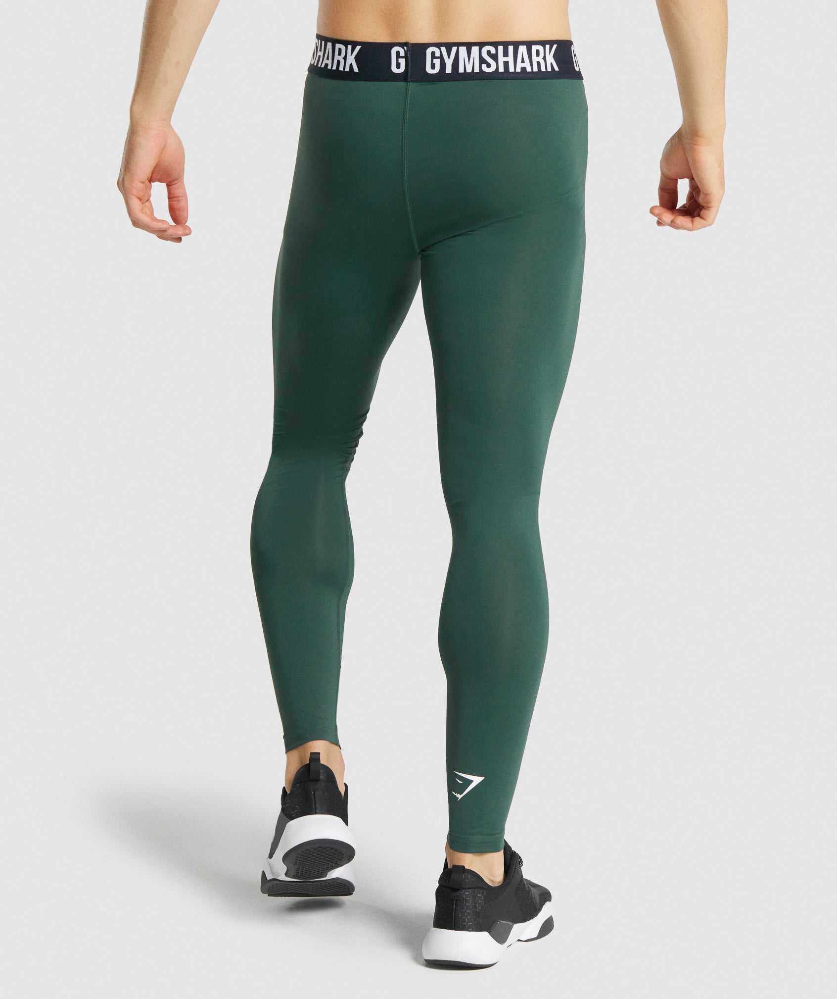 Dark Green Gymshark Element Baselayer Men's Shorts | BKCAEV085