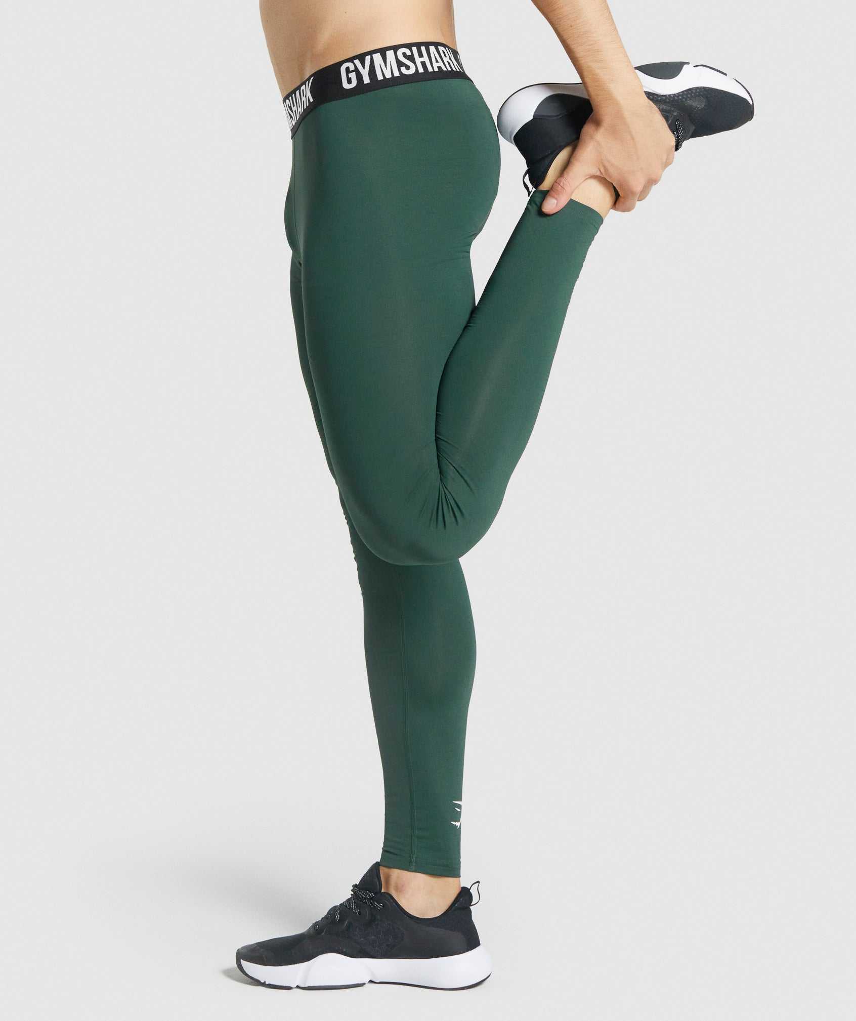 Dark Green Gymshark Element Baselayer Men's Jogger | PLNYJH831