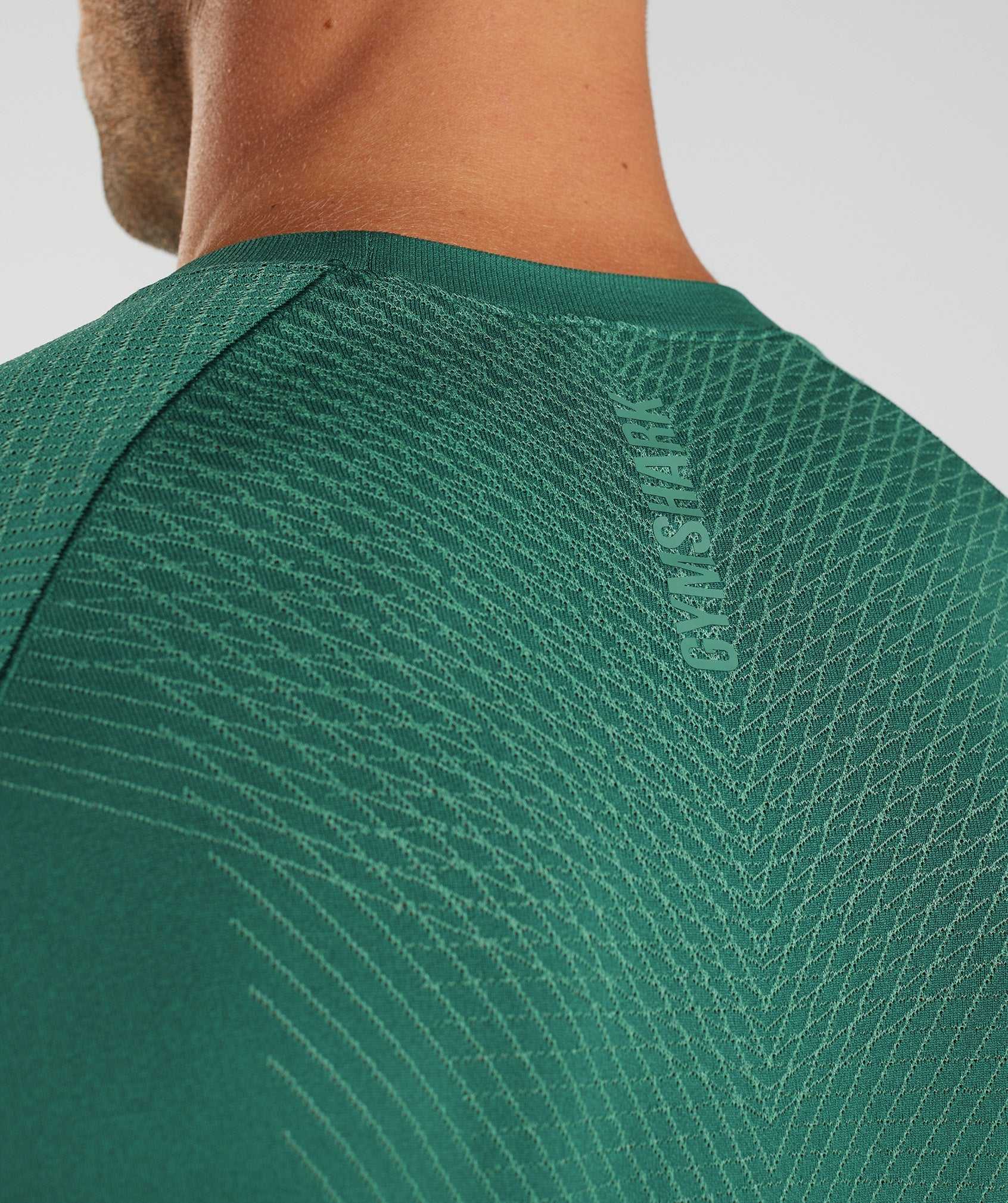 Green / Green Gymshark Apex Seamless Long Sleeve Men's T Shirts | AULHZX726