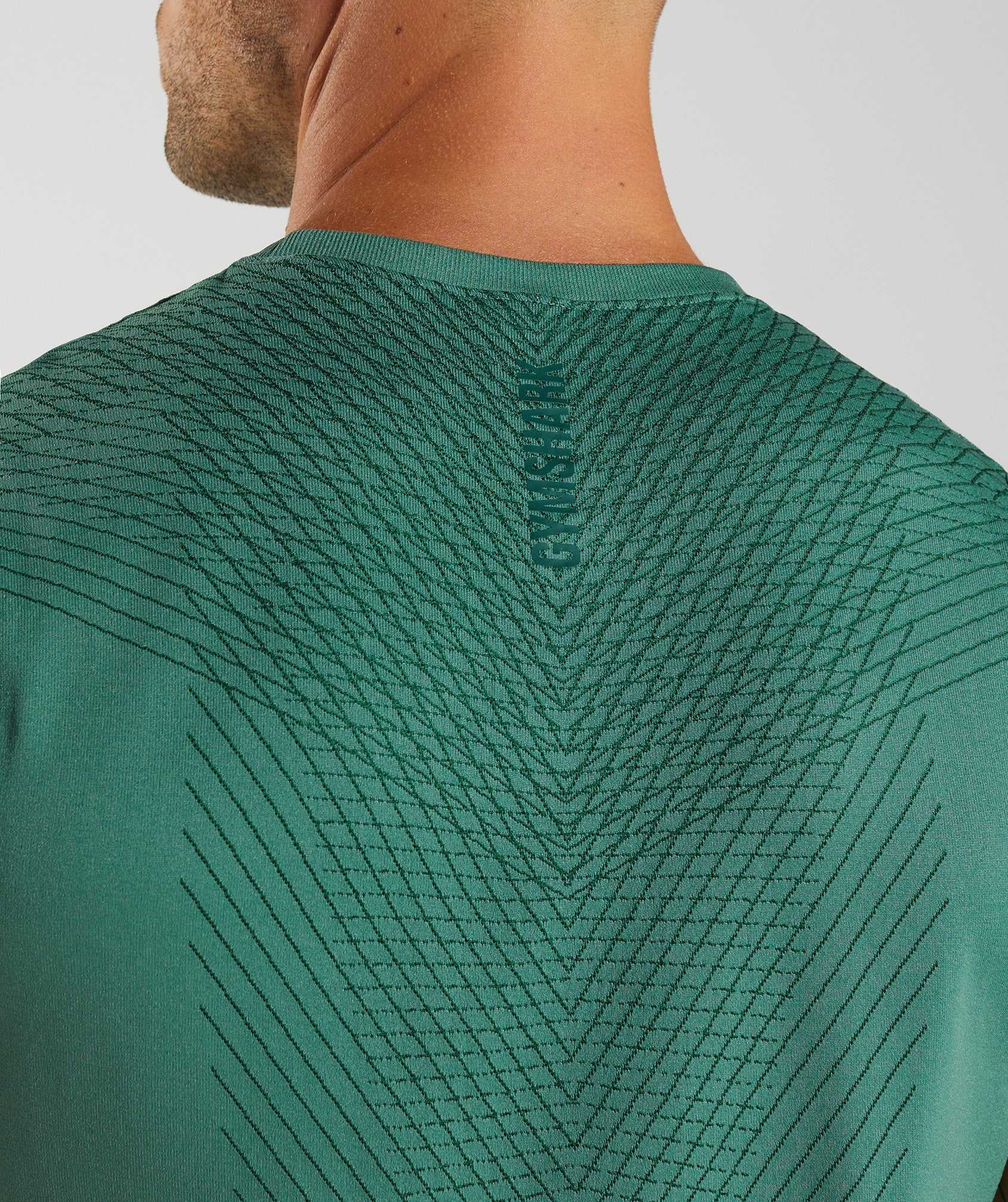 Green / Green Gymshark Apex Seamless Men's Tanks | MHGUWK450