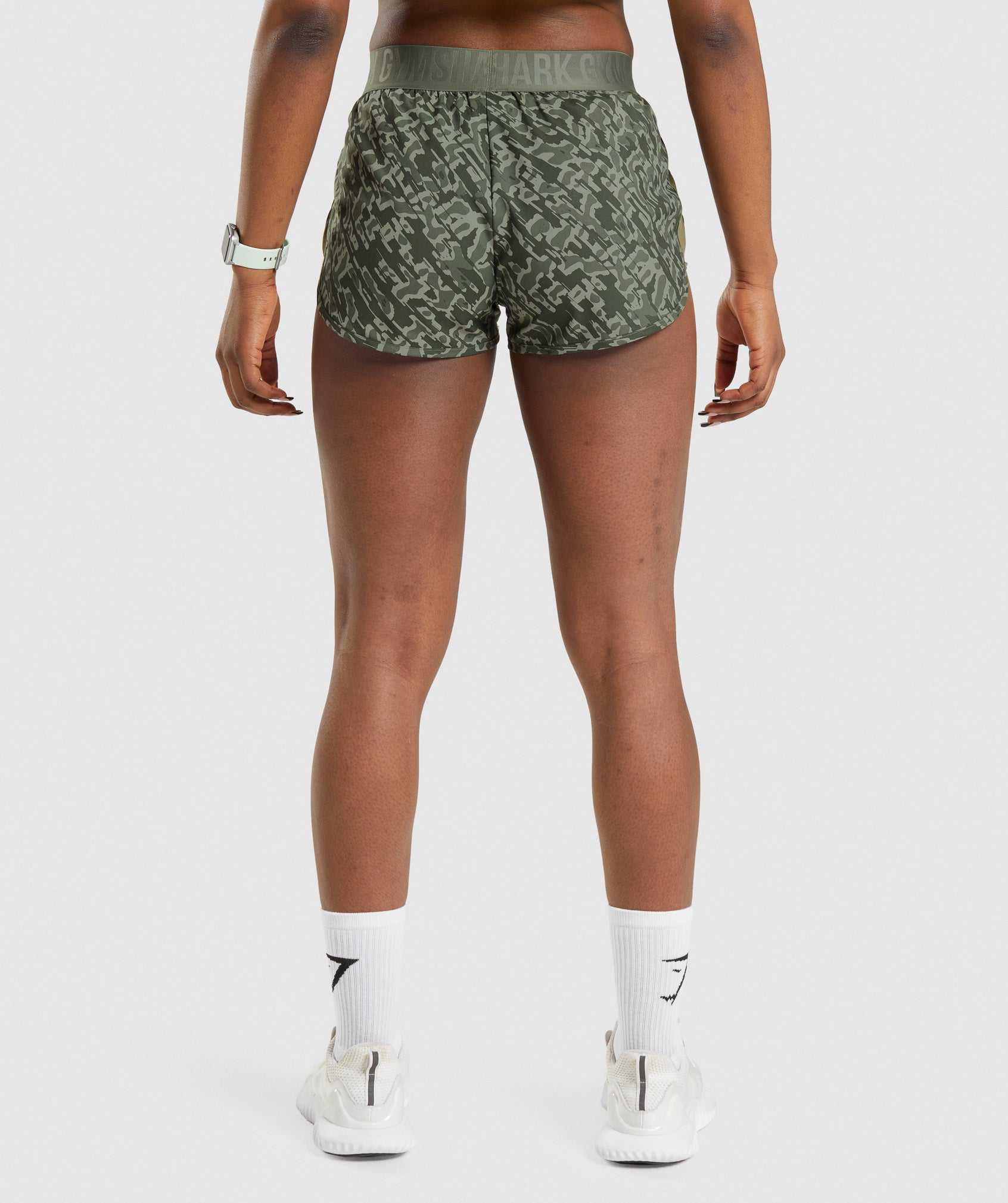 Green Gymshark Training Loose Fit Women's Shorts | IABEVM398