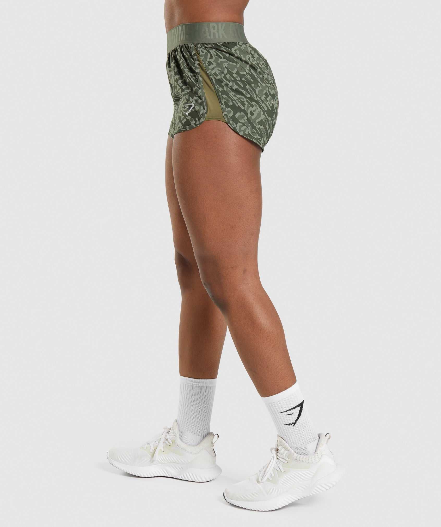 Green Gymshark Training Loose Fit Women's Shorts | IABEVM398